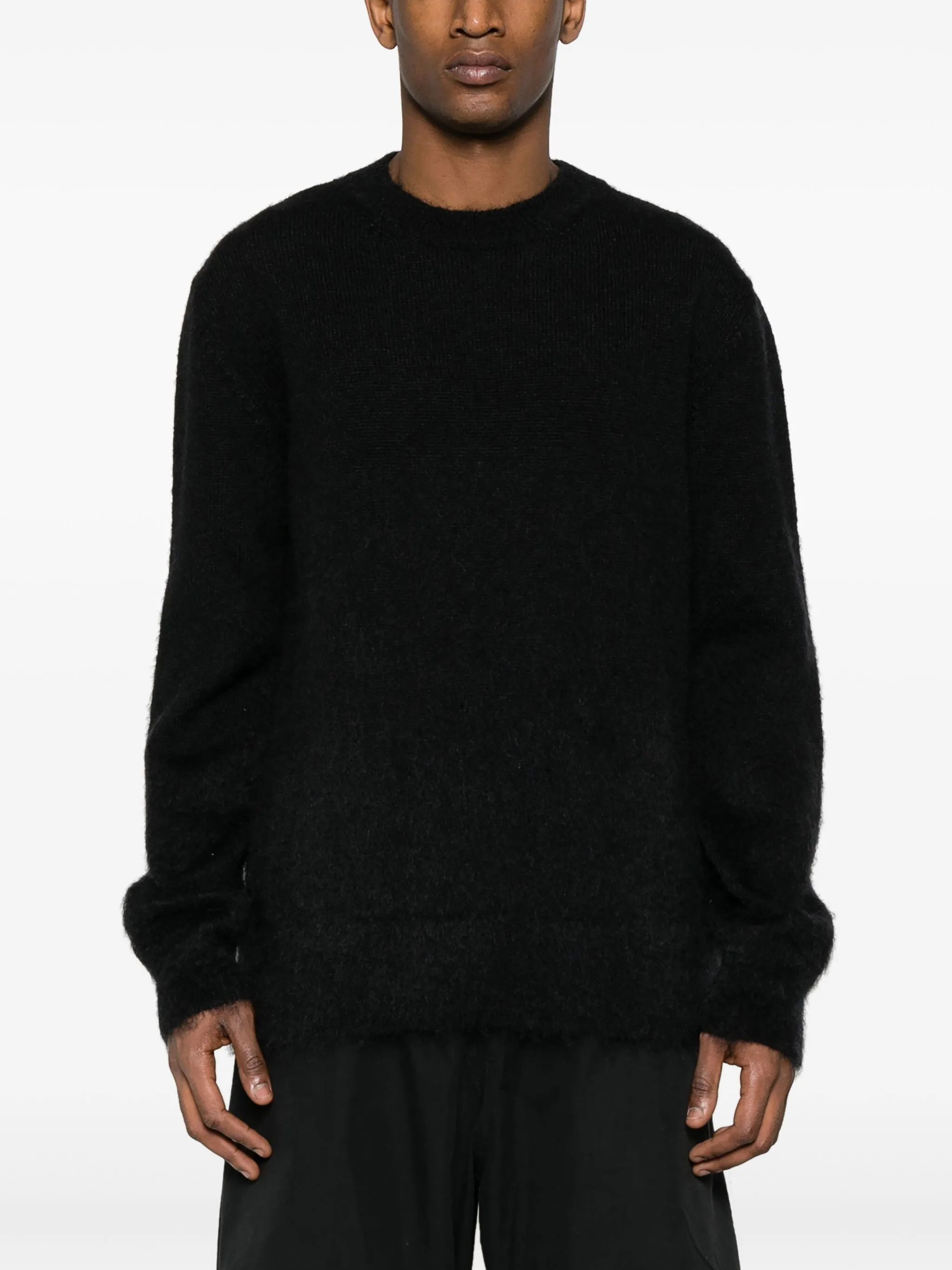Off-White o1y0325 Crewneck Sweater in Black Size US L / EU 52-54 / 3 - 2 Thumbnail