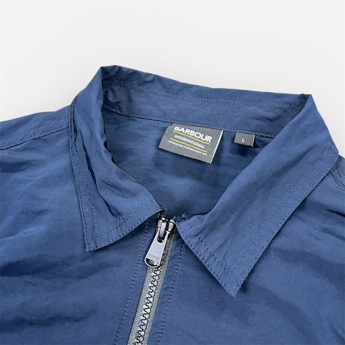 Barbour Barbour Men’s Blue Skyline Long Sleeve Zip Overshirt Size L Size US L / EU 52-54 / 3 - 4 Thumbnail