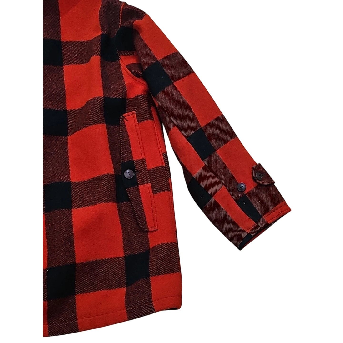 Woolrich Woolen Mills 1950s Woolrich Buffalo Plaid Mackinaw Jacket (Size 40) Size US M / EU 48-50 / 2 - 9 Thumbnail