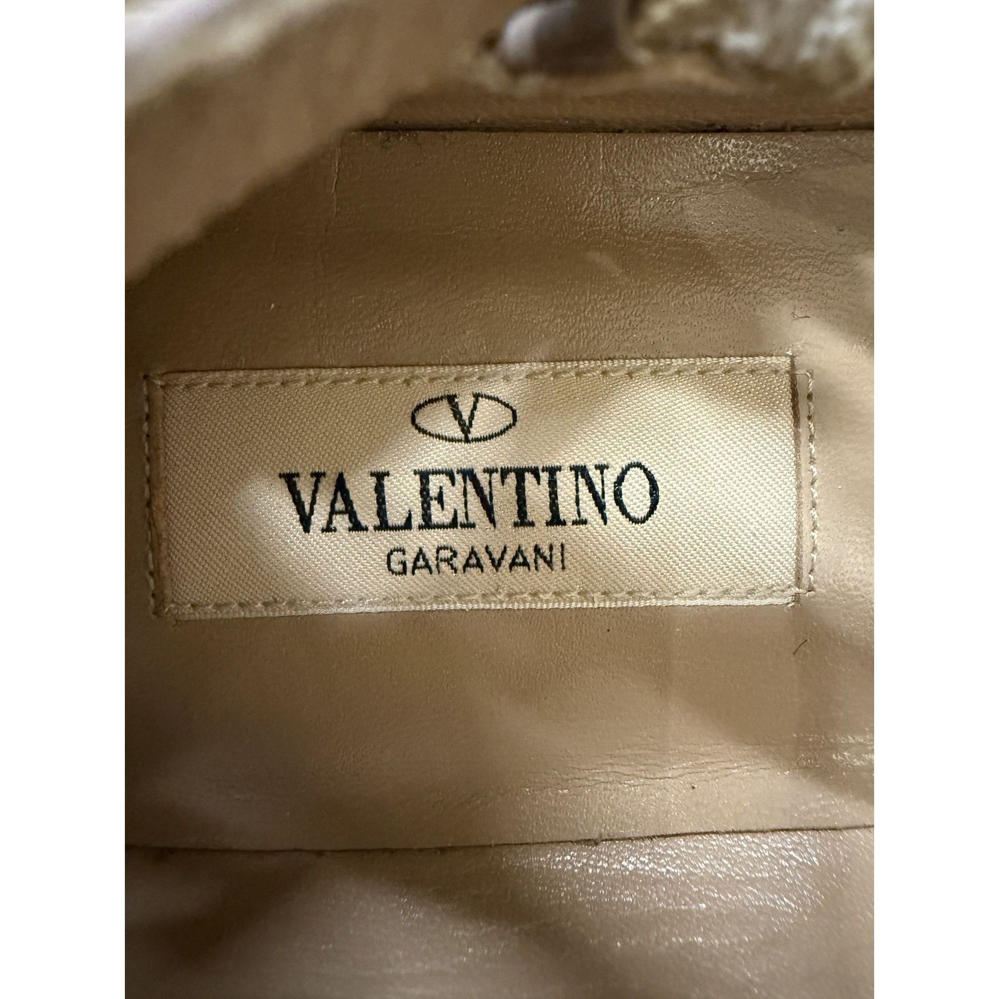 Valentino Valentino Garavani Rockstud Patent Leather Pointed-Toe Flats Size US 7 / IT 37 - 4 Thumbnail