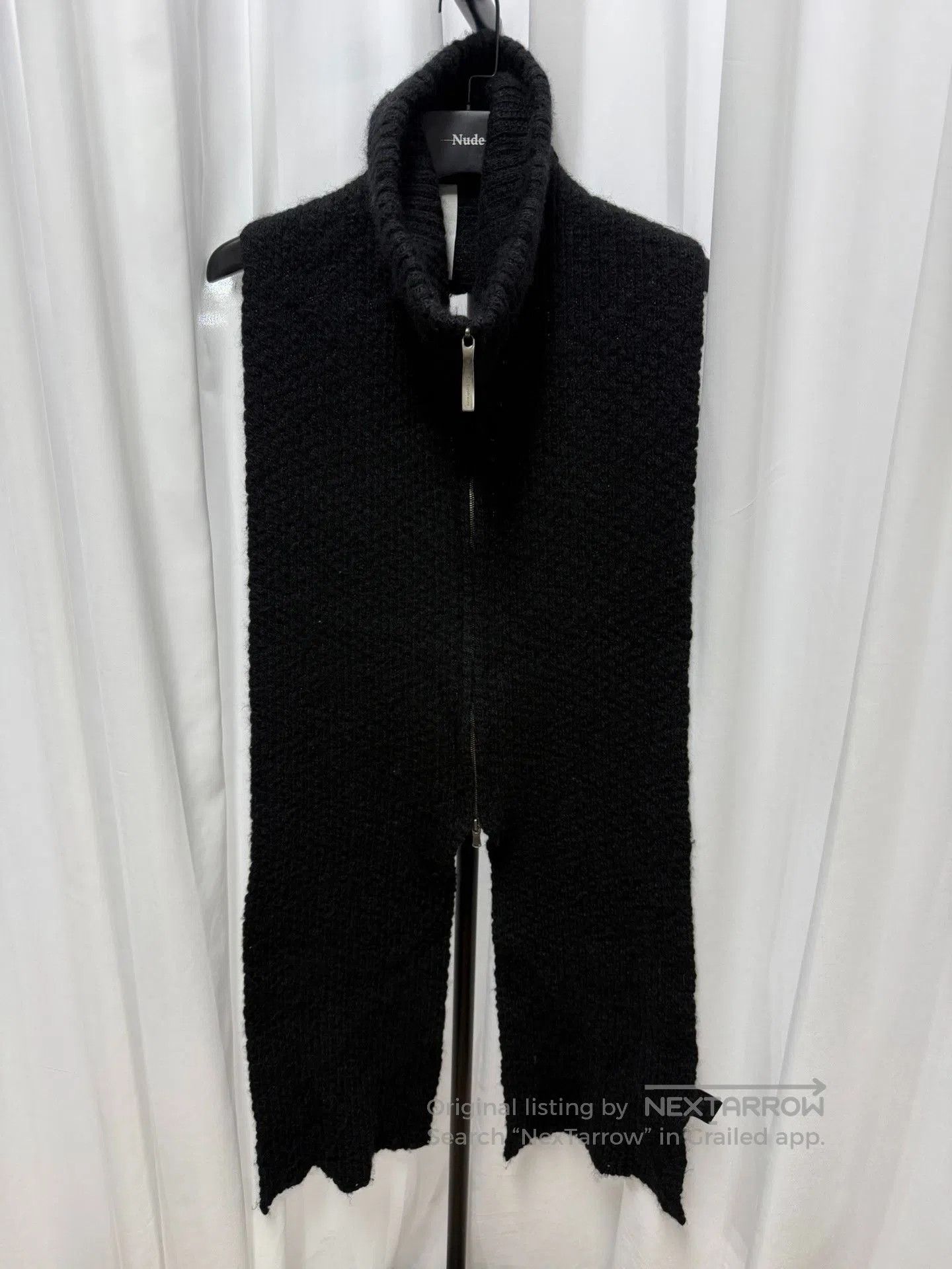 The Viridi-anne viride anne TVA Wool Zip Scarf Collar. Size ONE SIZE - 1 Thumbnail