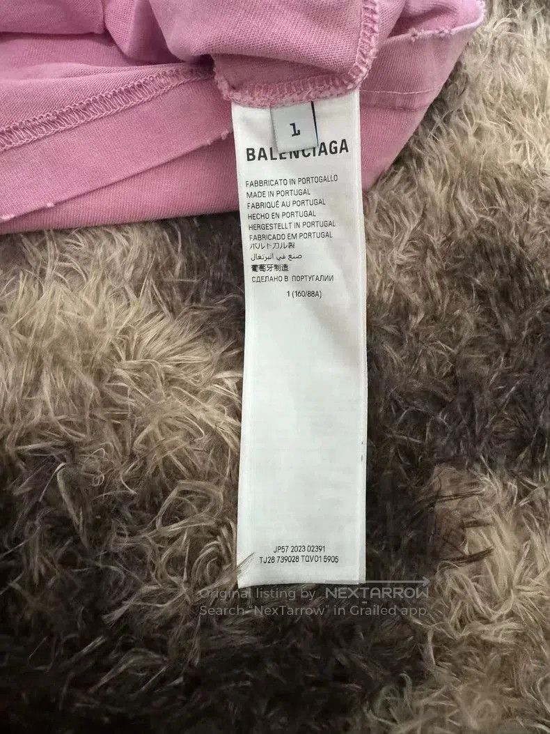 Balenciaga Balenciaga 24ss PARIS Paris Tower MOON pink large profile s Size US S / EU 44-46 / 1 - 4 Thumbnail