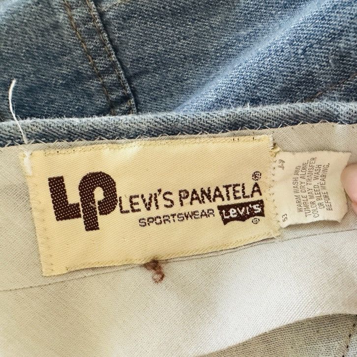Levi's Vintage Clothing VINTAGE 1970s LEVI'S PANATELA DENIM JEANS WIDE FLARE 38/30 Size US 38 / EU 54 - 5 Thumbnail