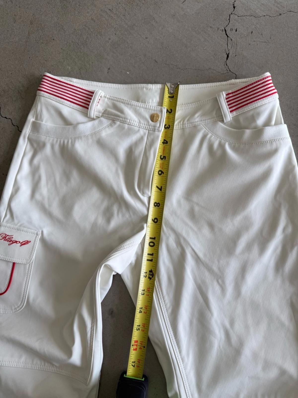Fila Fila / Women’s Golf Pants / Ivory Red Size 28" / US 6 / IT 42 - 7 Thumbnail