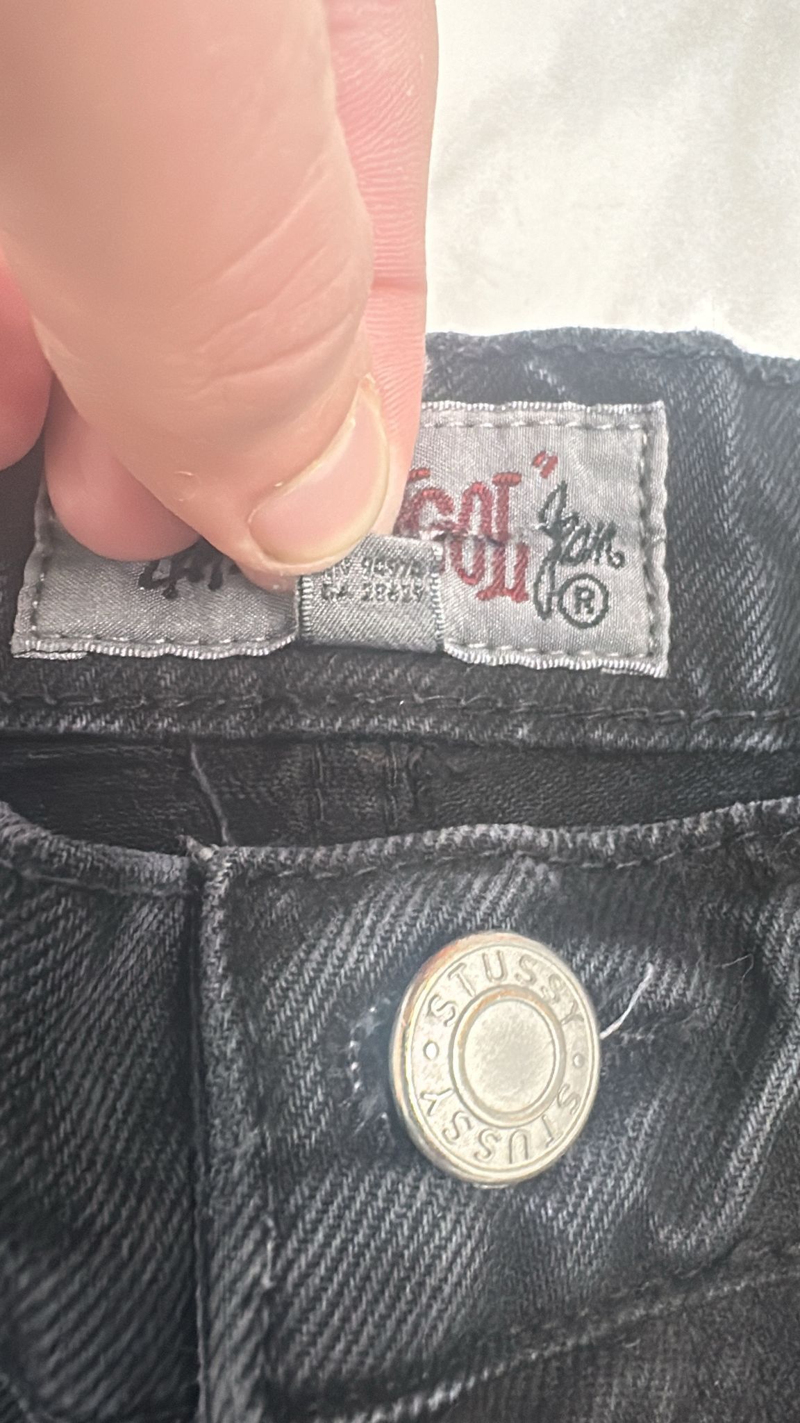 Stussy × Vintage Stüssy Big Ol Jean Size 28 Black Size US 28 / EU 44 - 8 Thumbnail