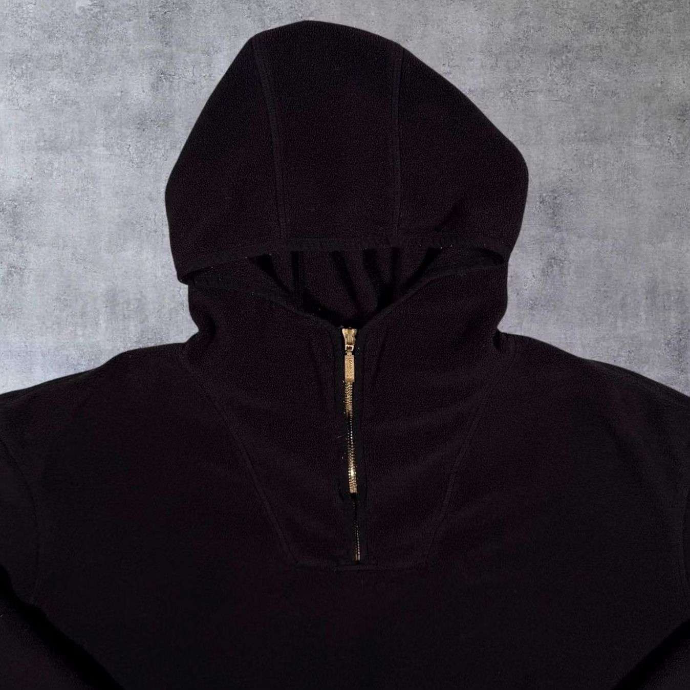 Barbour Barbour Barbour International Aldea Overlayer 1/4 Zip Black Fleece Hoodie Women's UK 14 Size XL / US 12-14 / IT 48-50 - 5 Thumbnail