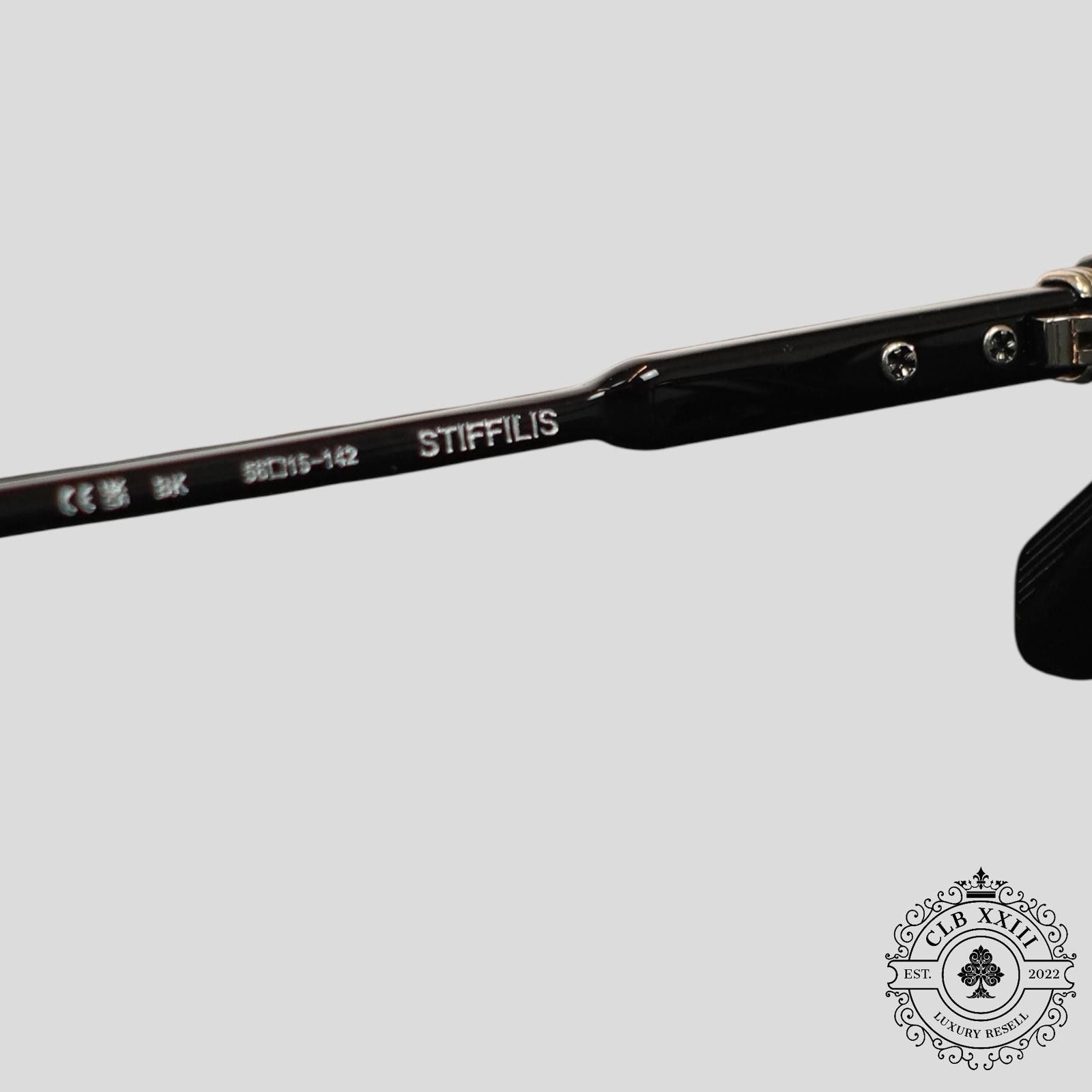 Chrome Hearts Chrome Hearts Siffilis Glasses in Black Size ONE SIZE - 5 Thumbnail