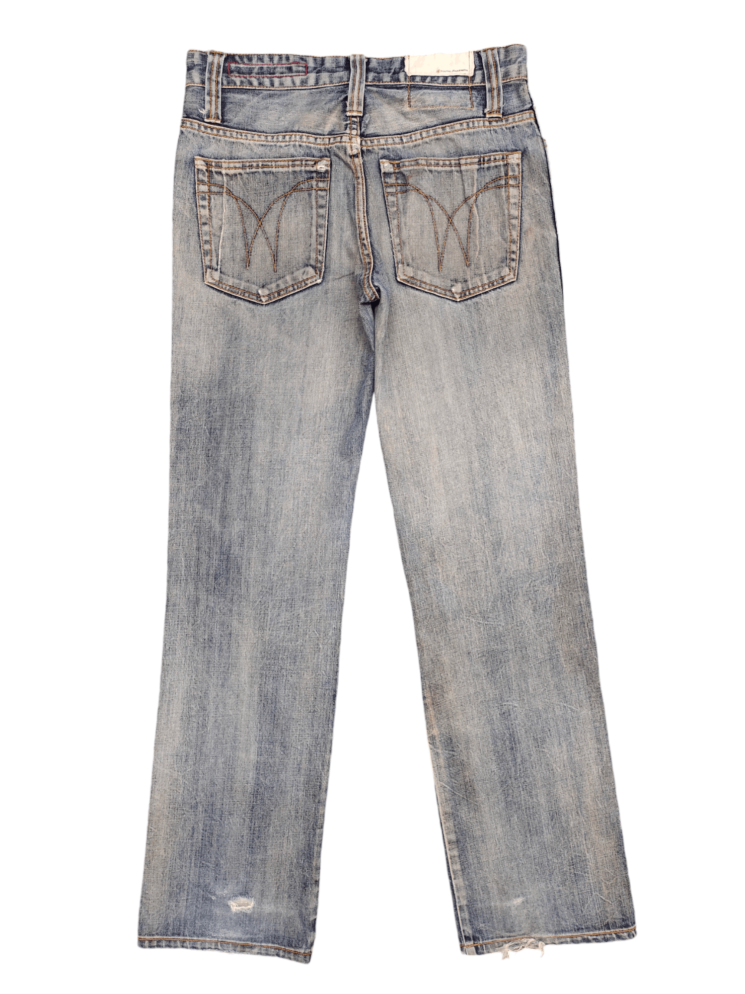 Comme des Garcons × Undercover Vintage Y2k Tough Jeansmith Clawmark Distress Faded Jeans Size US 30 / EU 46 - 11 Thumbnail