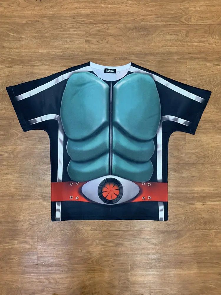 Vintage VIBTAGE KAMEN RIDER PRINT 3D MUSCLE T SHIRT Size US L / EU 52-54 / 3 - 2 Thumbnail