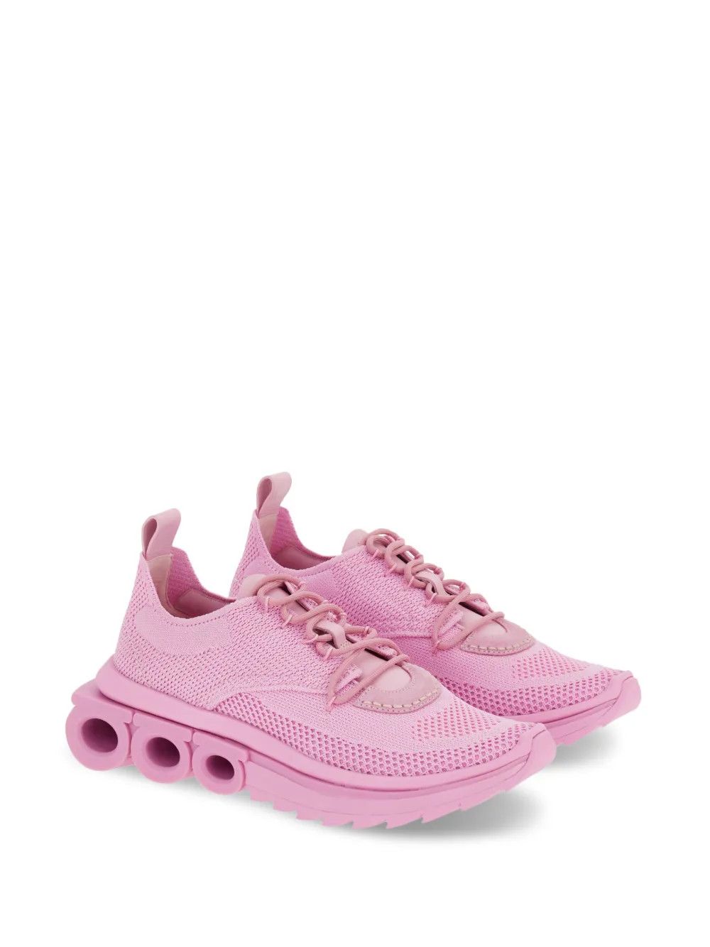 Salvatore Ferragamo o1y0426 Low-Top Sneakers in Pink Size US 9 / IT 39 - 2 Thumbnail