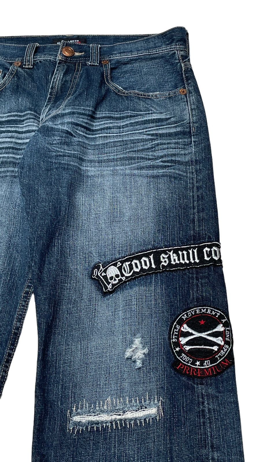 Japanese Brand × Vintage Vintage Japanese Brand Sorridere Patchwork Jeans 2000s Size US 31 - 4 Thumbnail