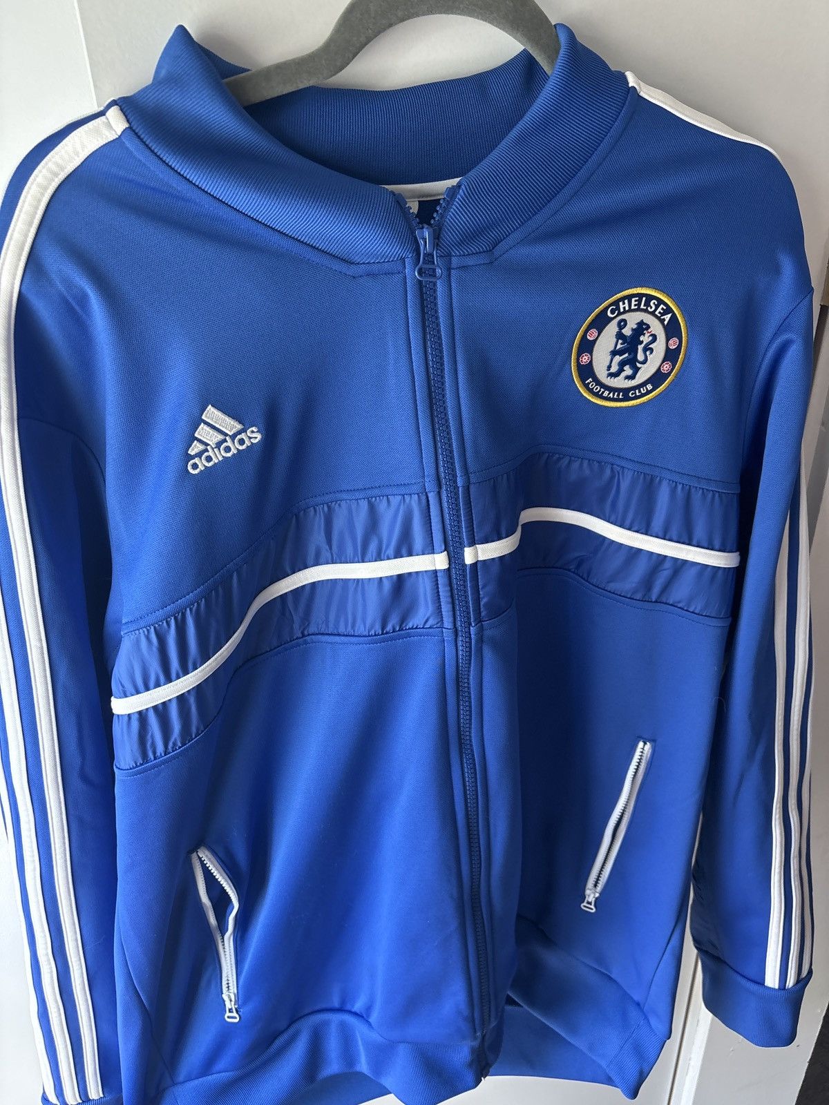 Adidas 2012 Adidas Chelsea FC Warmup jacket Size US XL / EU 56 / 4 - 1 Thumbnail