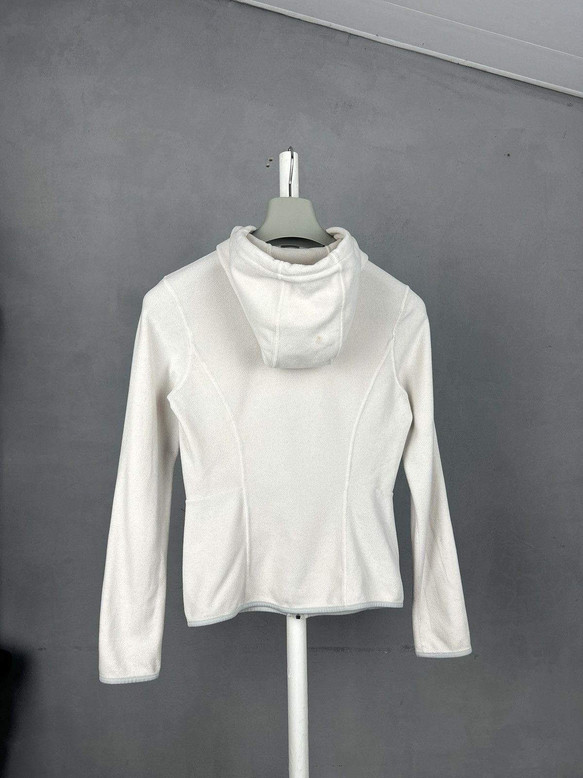 Prada Prada Sport White Fleece Zip Hoodie Size M Size M / US 6-8 / IT 42-44 - 6 Thumbnail