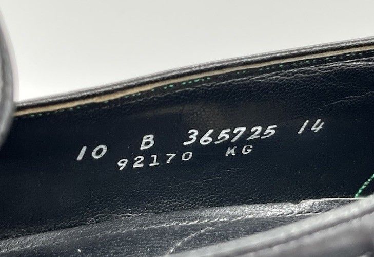 Florsheim Vintage Florsheim Imperial Tassel Black Leather Loafers 10B Size US 10 / EU 43 - 11 Thumbnail