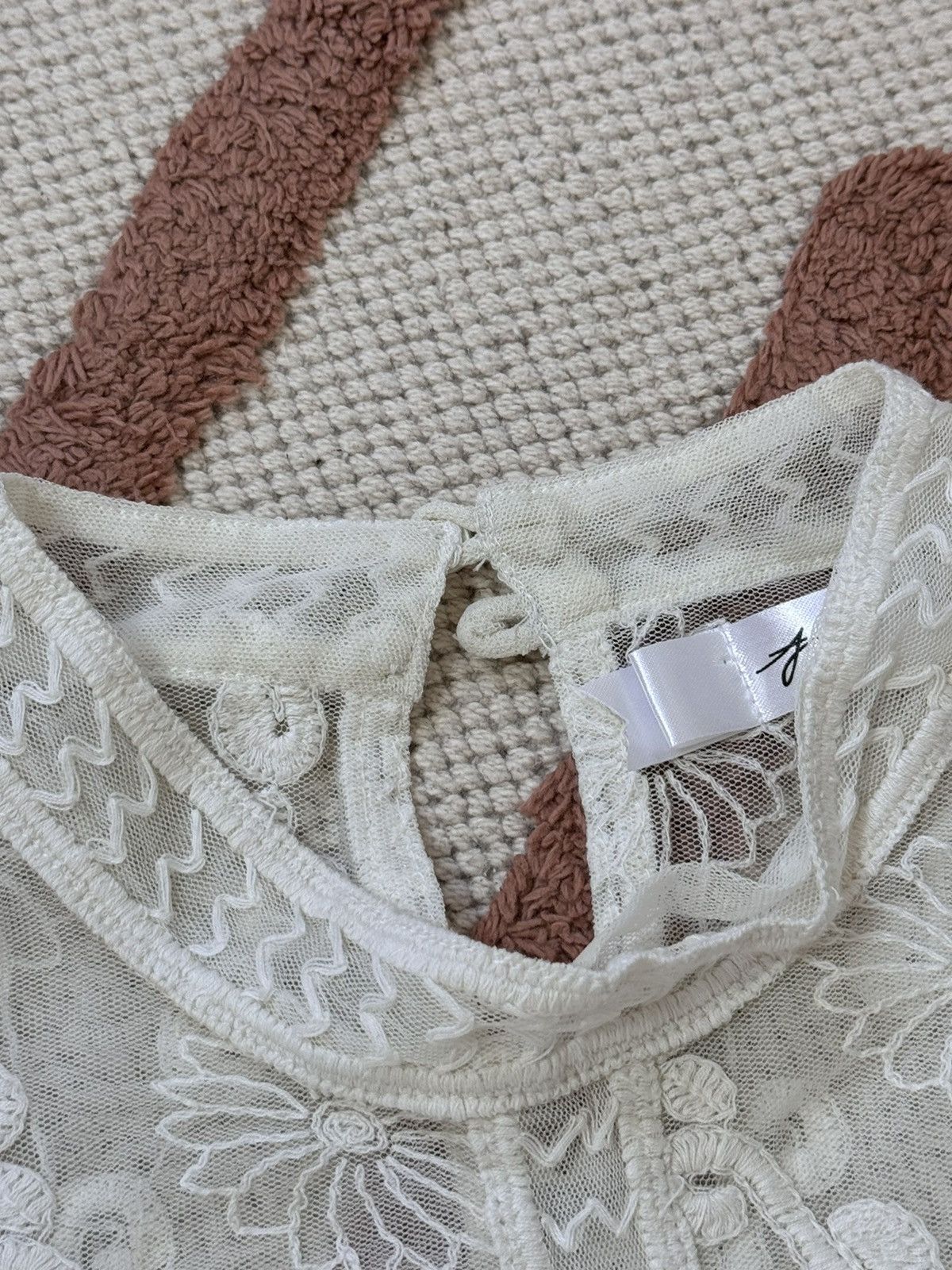 Other VINTAGE LACE MESH 2000s LONG SLEEVE Size S / US 4 / IT 40 - 6 Thumbnail