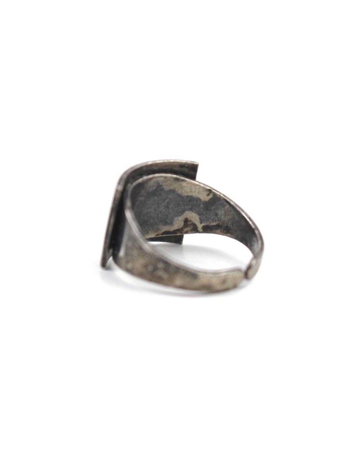 Vintage 2000S JAPANESE MADE FLOWER MAIDEN METAL RING Size ONE SIZE - 3 Thumbnail
