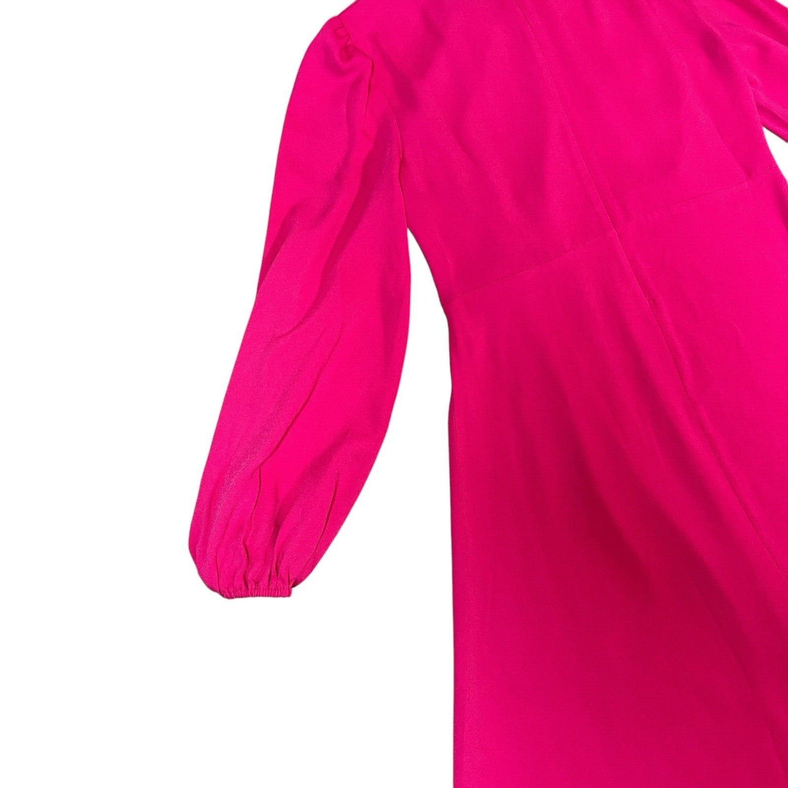 Other CAbi Delight Midi Dress Fushcia Hot Pink Cutout Size Small Size S / US 4 / IT 40 - 9 Thumbnail