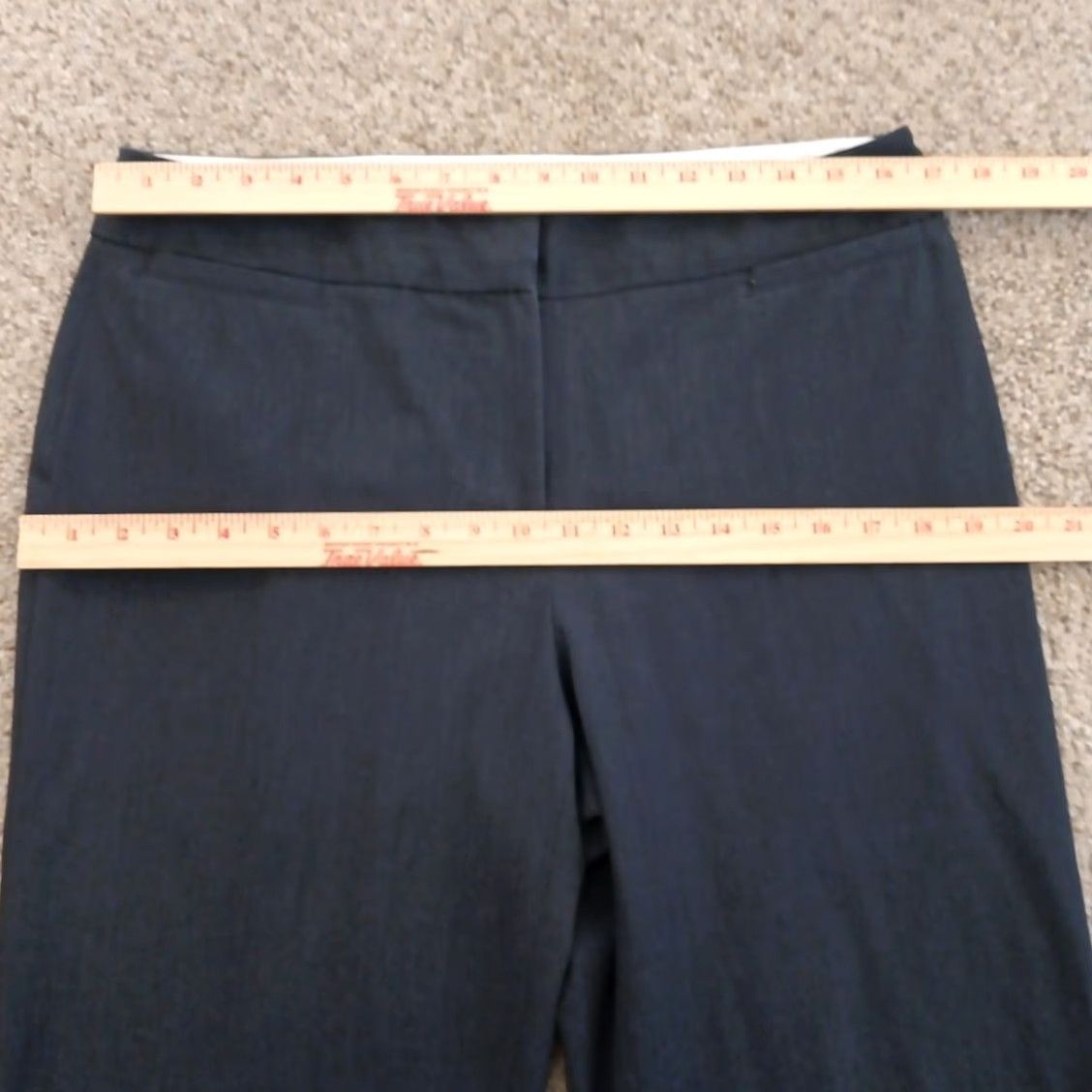 Liz Claiborne Liz Claiborne Dress Pants Womens Size 12 Short Gray Audra 33x29 Mid Rise Dress Pants Women Gray 33x29 Regular Size 34" / US 12 / IT 48 - 2 Thumbnail