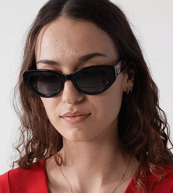 Gucci NEW GUCCI GG1862S 004 CAT EYE BLACK/BLUE WOMEN SUNGLASSES Size ONE SIZE - 11 Thumbnail