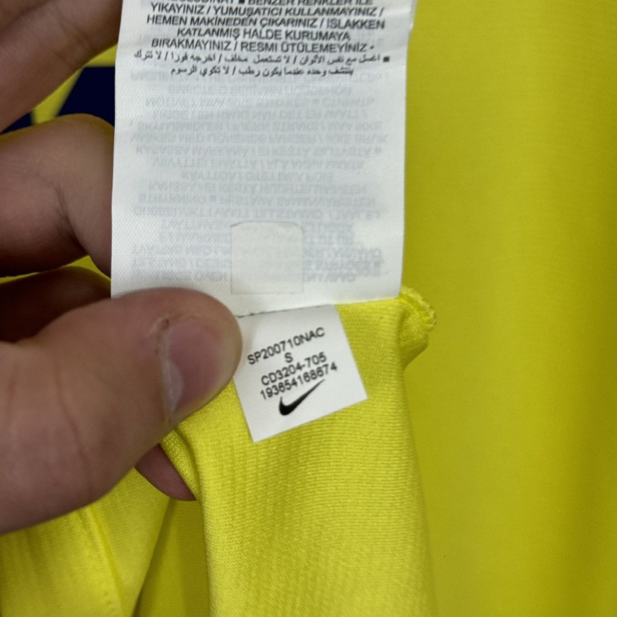 Nike Nike Barcelona 2020/21 Training Soccer Jersey Shirt S Size US S / EU 44-46 / 1 - 22 Thumbnail