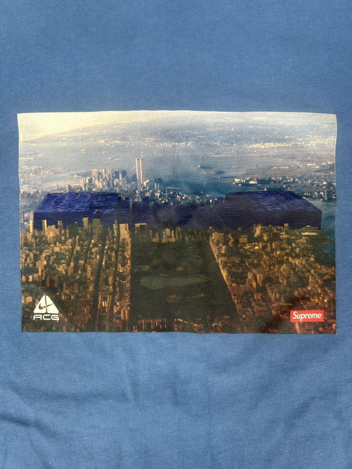Nike ACG × Supreme Supreme x Nike ACG Grid Tee Blue - Size XL Size US XL / EU 56 / 4 - 6 Thumbnail