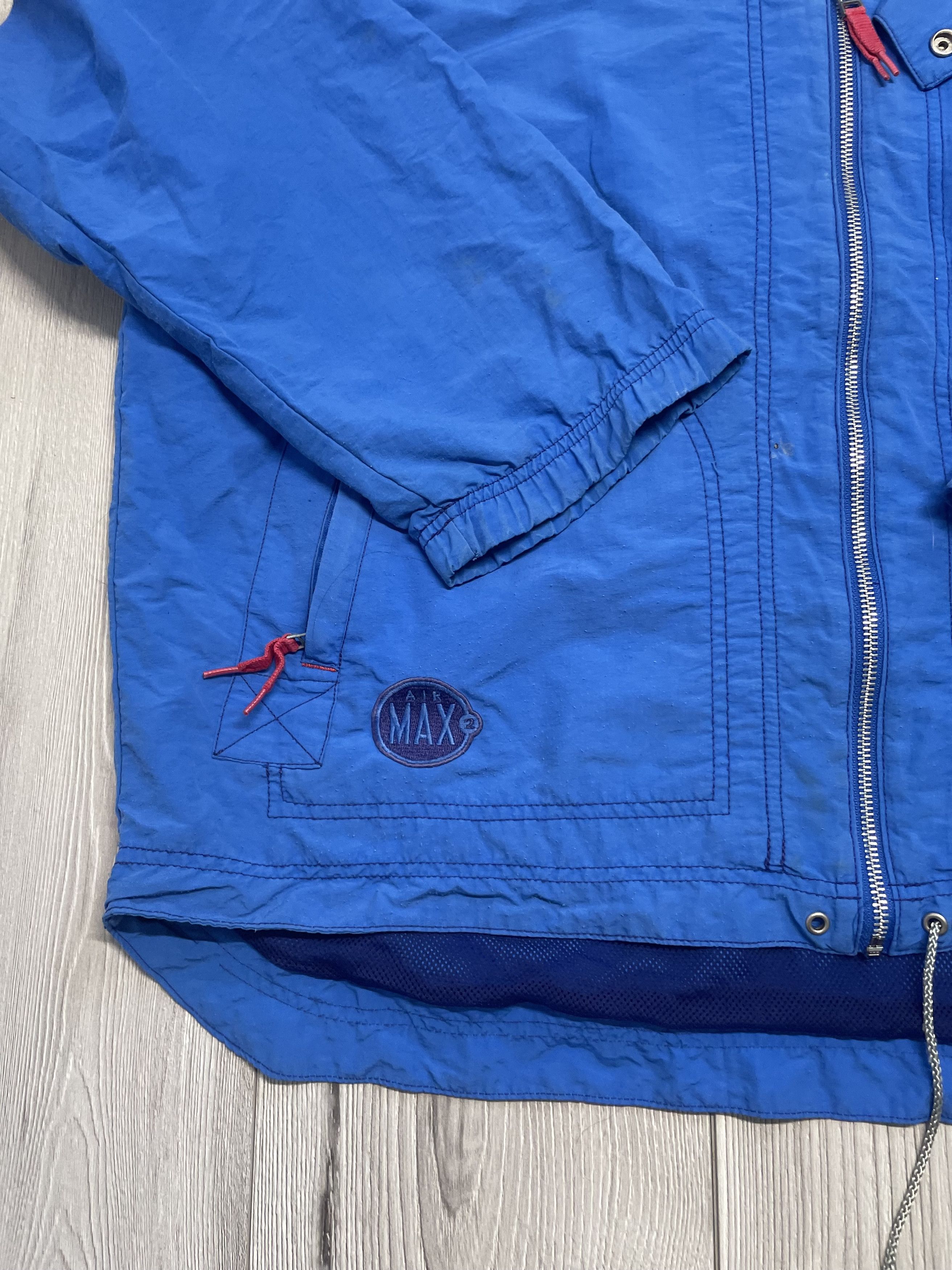 Nike × Vintage Vintage 90s boxy Nike Air Max2 light jacket windbreaker Size US L / EU 52-54 / 3 - 7 Thumbnail