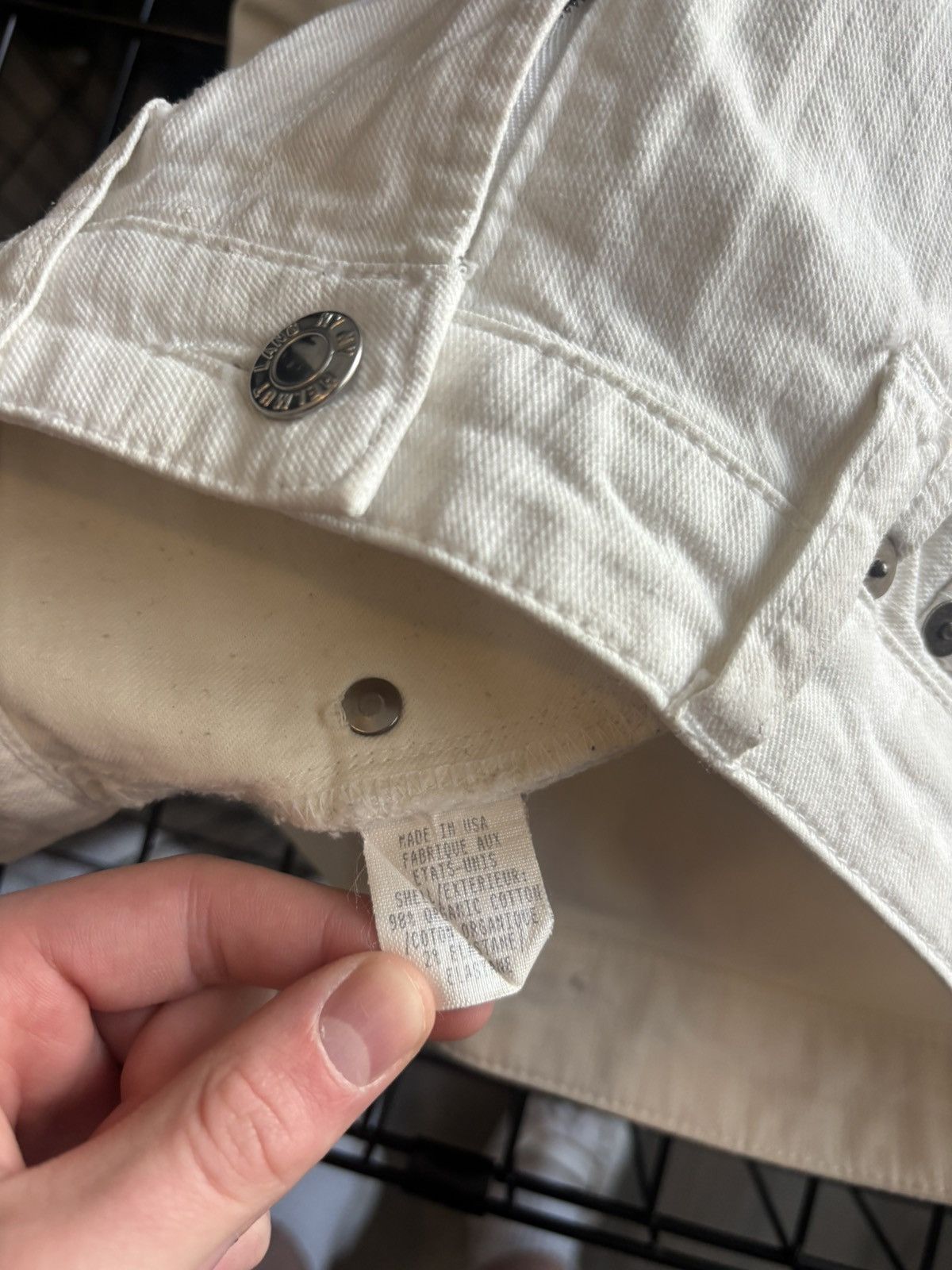 Helmut Lang helmut lang white painter denim jeans Size 25" / US 0 / IT 36 - 6 Thumbnail