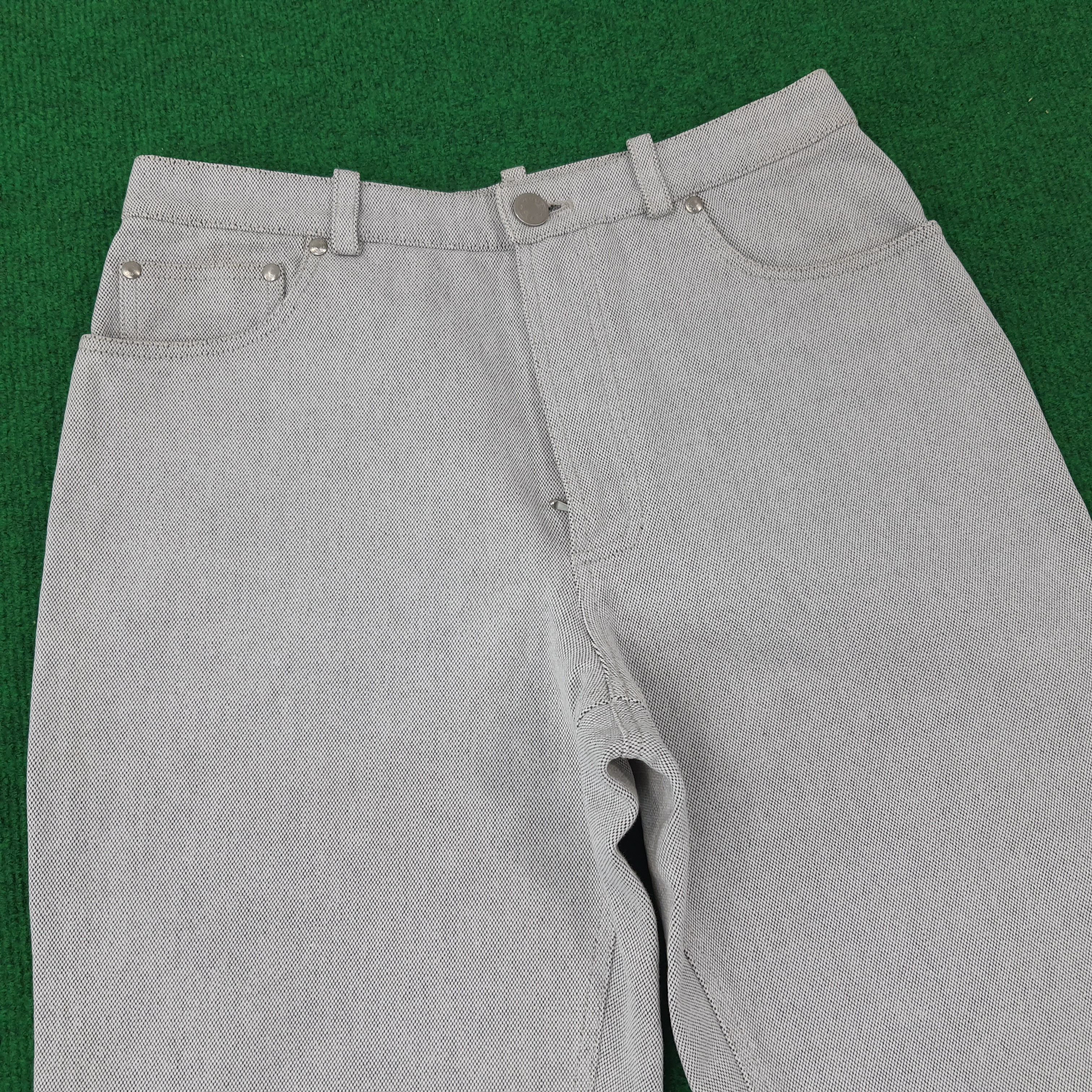 Designer × Hermes × Vintage Vintage Hermes Paris Designer Denim Pants Size US 26 / EU 42 - 2 Thumbnail