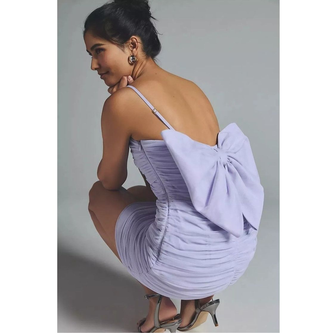 Anthropologie New Anthropologie Hutch Ruched Tulle Dress $198 Sz 6 Mini Size M / US 6-8 / IT 42-44 - 1 Thumbnail