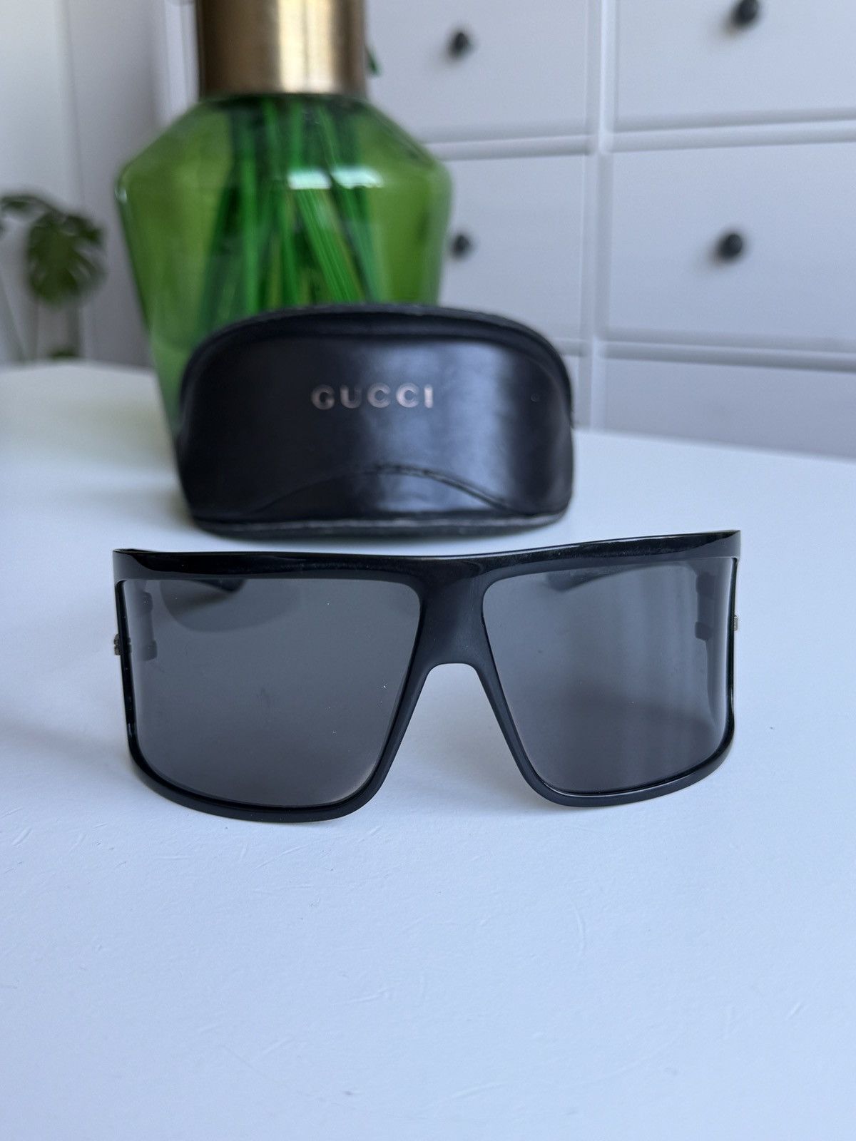 Designer × Gucci Vintae y2k Gucci oversized sunglasses archive opium designer Size ONE SIZE - 2 Thumbnail