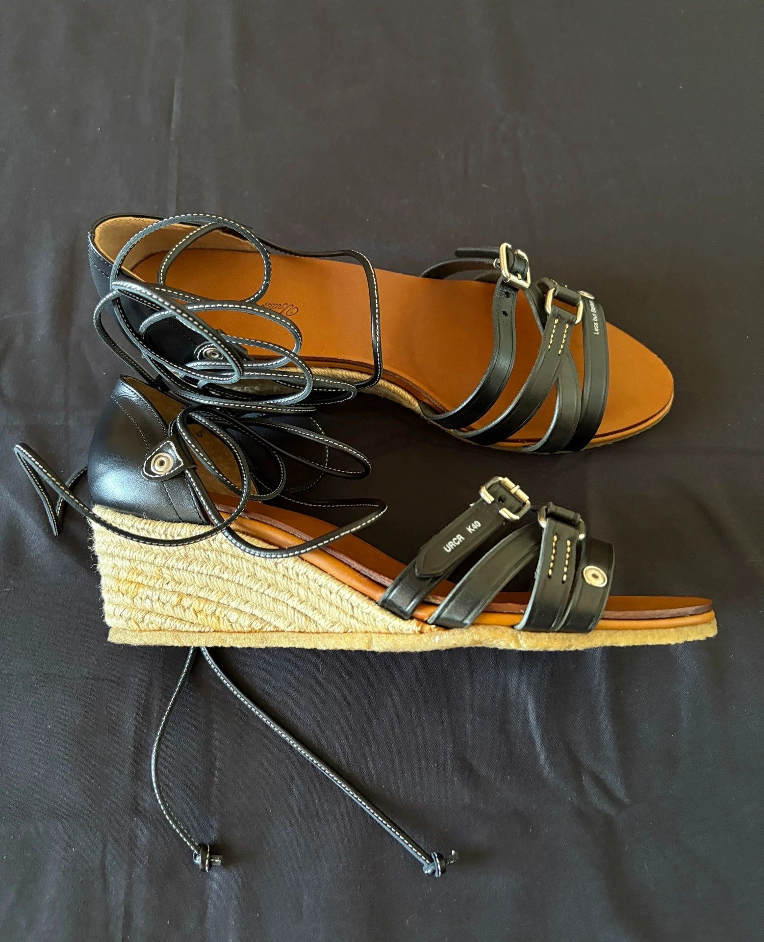 Undercover Undercover lace-up woven grass sole sandal S 240 Us 7 Size US 7 / IT 37 - 4 Thumbnail