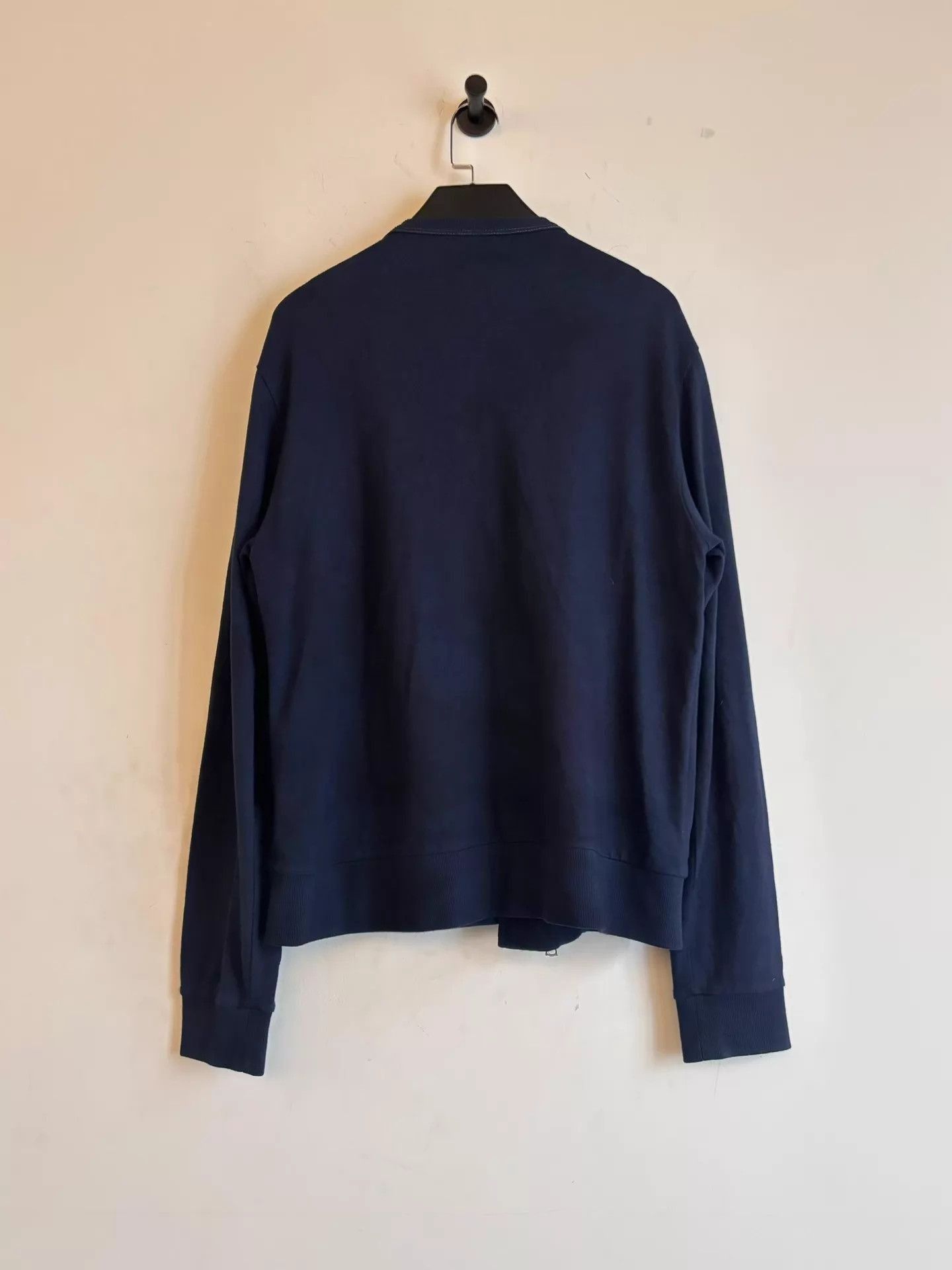 Dries Van Noten Blue Asymmetric Zip Light Jacket Size US M / EU 48-50 / 2 - 5 Thumbnail