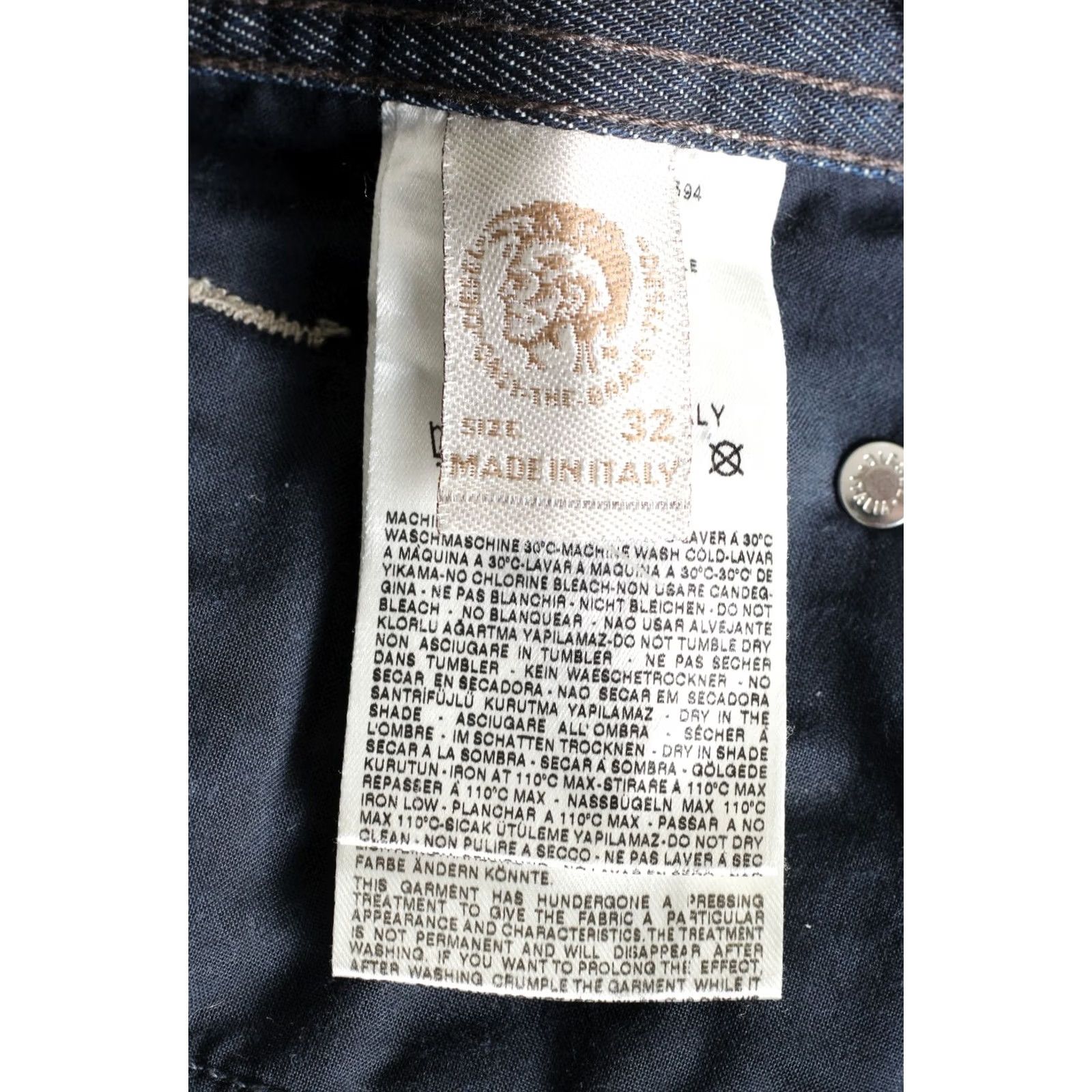 Diesel DIESEL Jeans Men Size 32/30 W32 L30 Regular Straight Blue Italy DZ8022 Size US 32 / EU 48 - 7 Thumbnail