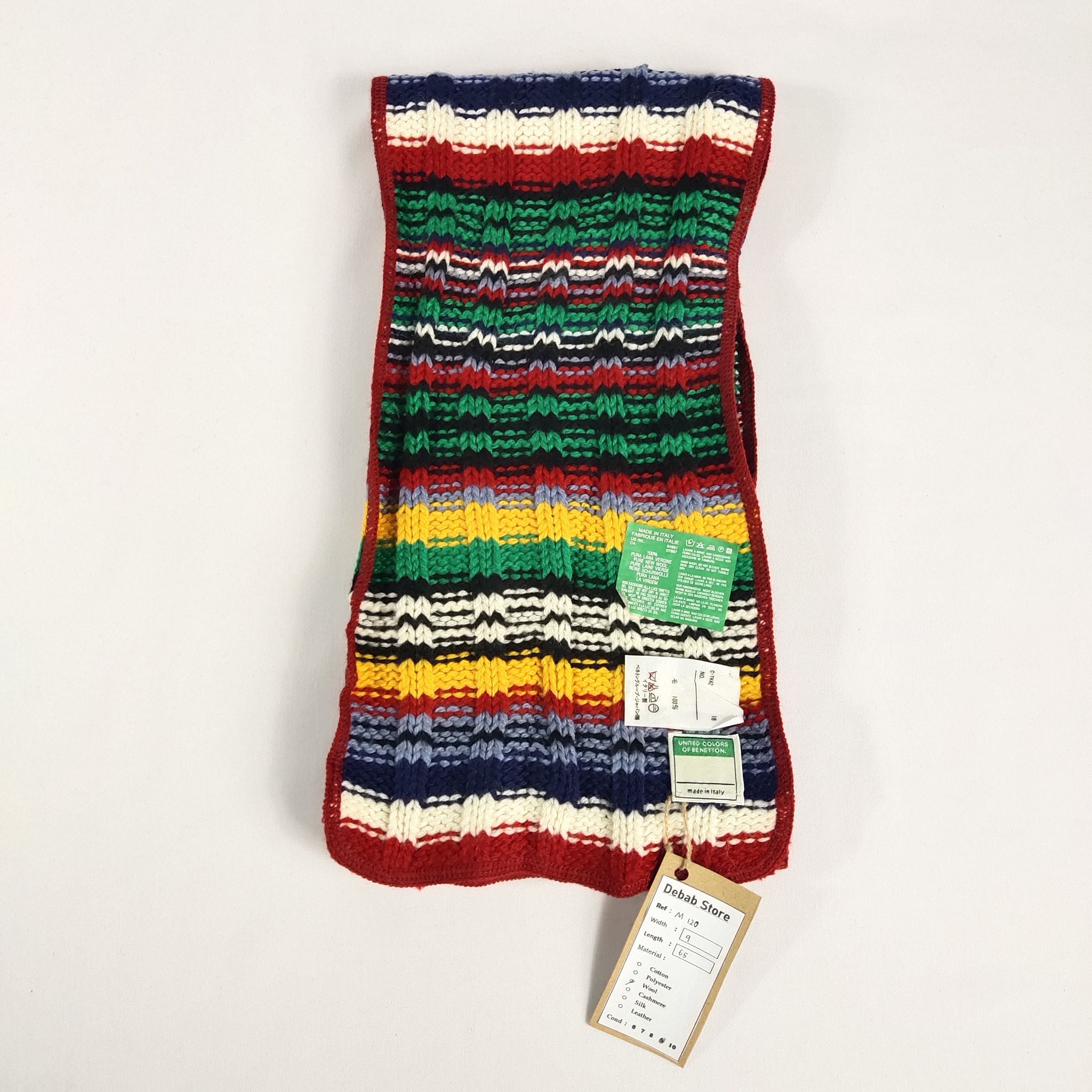 United Colors Of Benetton United Colors Of Benetton Scarf / Muffler / Neckwear M120 Size ONE SIZE - 2 Thumbnail