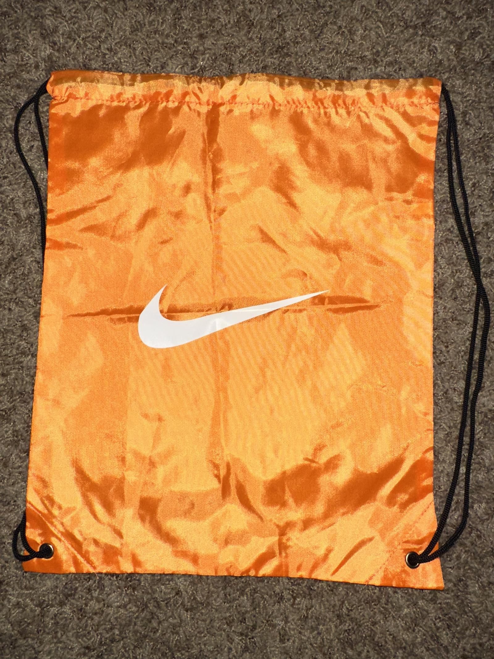 Nike Nike Swoosh Orange Gym Bag With Drawstring Size ONE SIZE - 1 Thumbnail