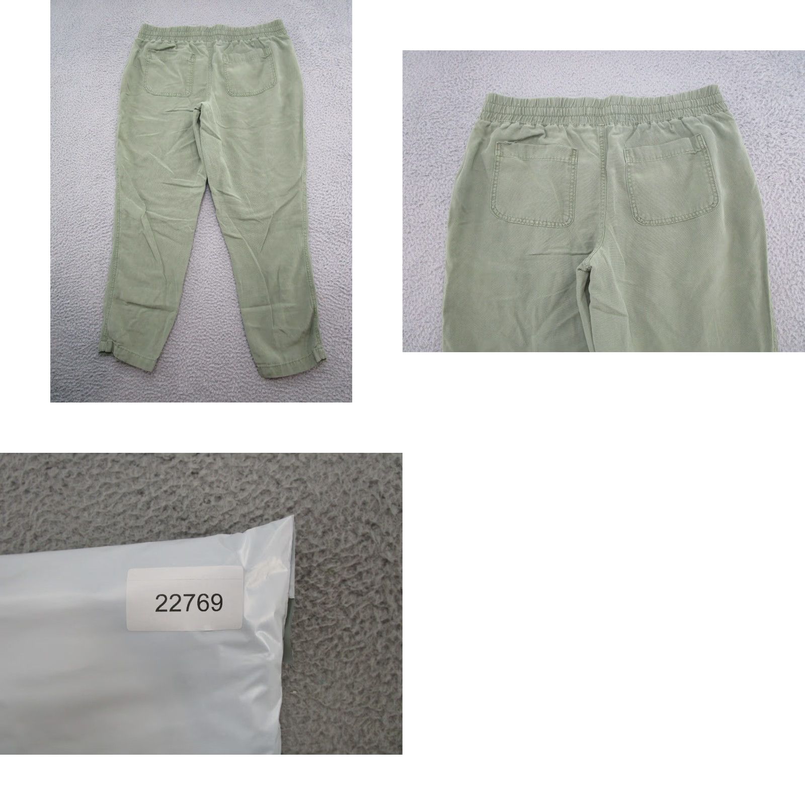 Vintage Maurices Women’s Green Jogger Pants Size 12 Lyocell Blend Elastic Waist Drawstring Size 34" / US 12 / IT 48 - 9 Thumbnail