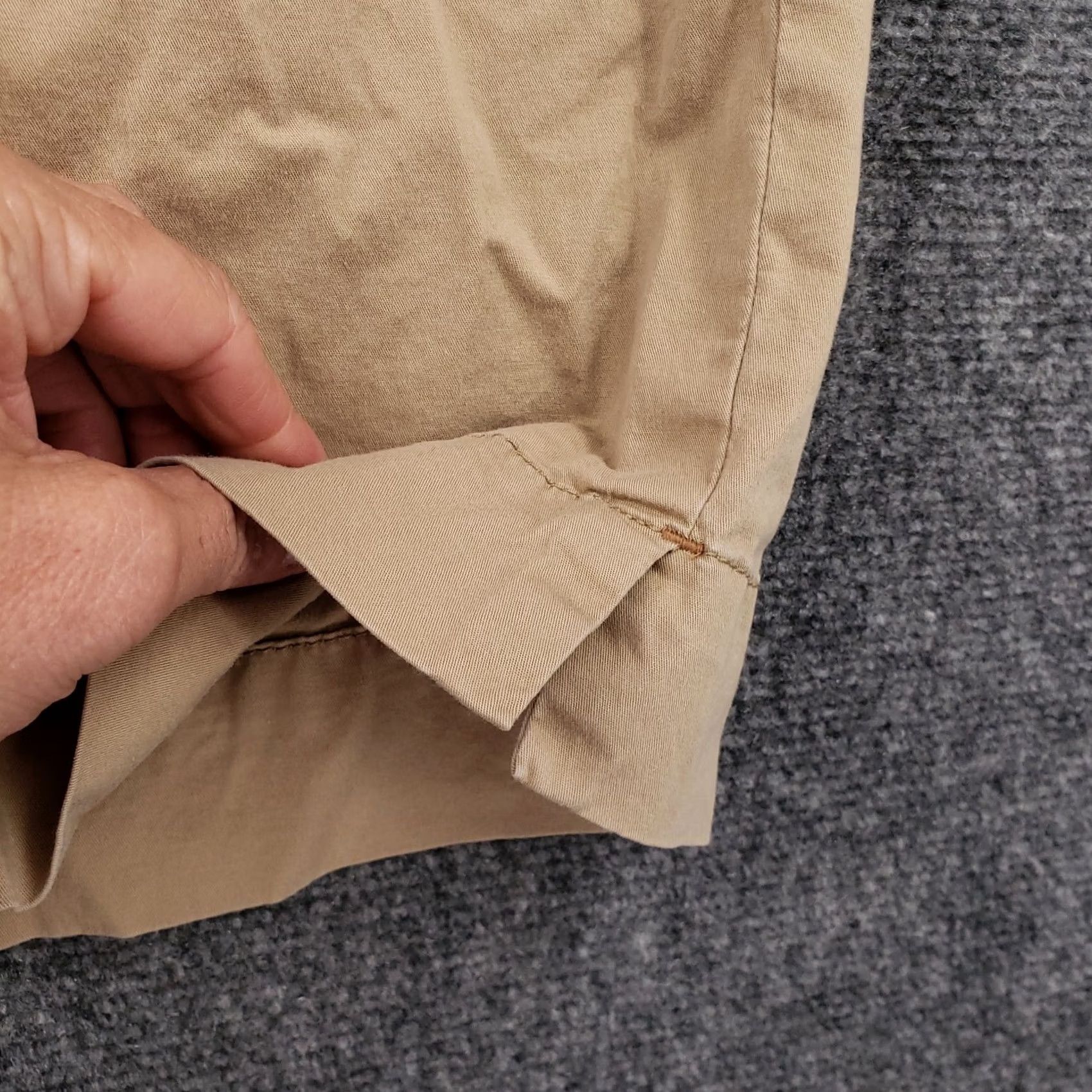 Vintage Polo Jeans Co Polo Jeans Shorts Bermuda Chino Flat Front Womens 8 Khaki Beige Cotton Twill Stretch Regular 12in Inseam Casual Womens Size 24" / US 00 / IT 34 - 7 Thumbnail