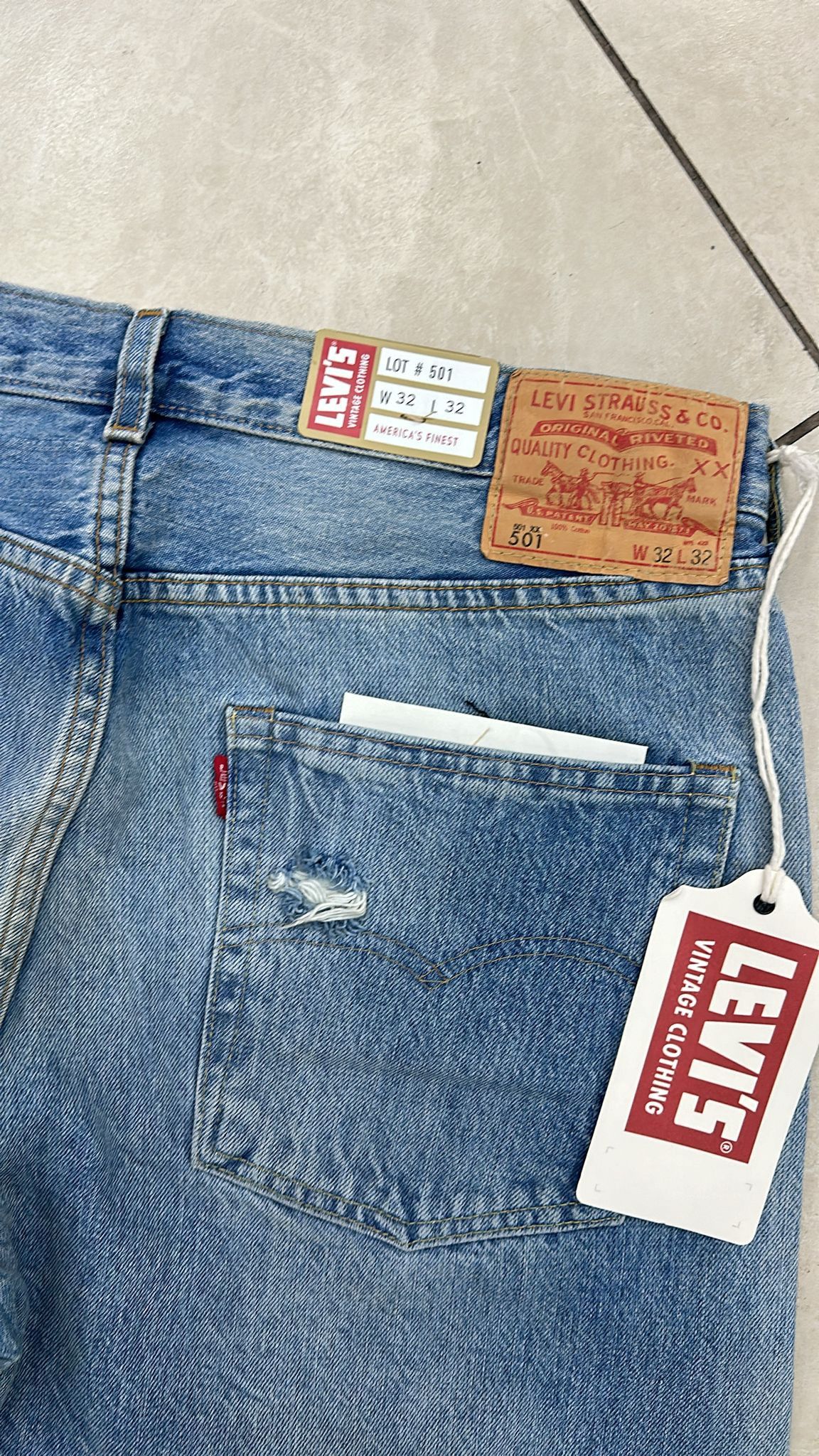 Levi's Vintage Clothing LVC Levi's Vintage Clothing 1966 501XX BigE Selvedge Jeans Size US 32 / EU 48 - 6 Thumbnail