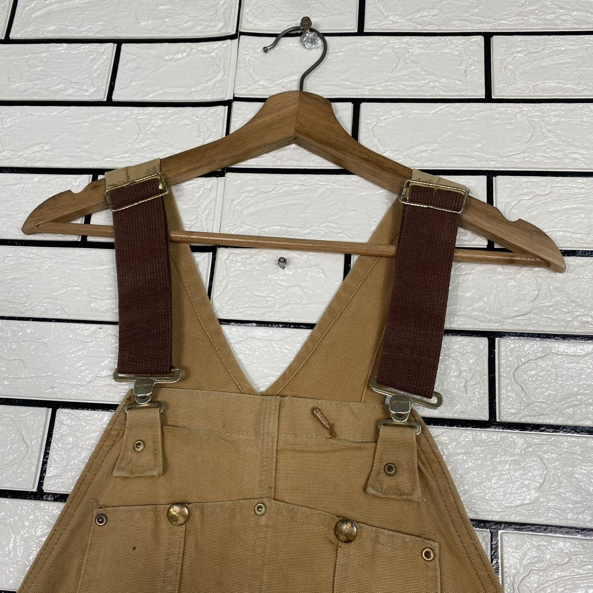 Carhartt 🔥VINTAGE COVERALL CARHARTT WORKER DUCK CANVAS DETROIT Size US 36 / EU 52 - 10 Thumbnail