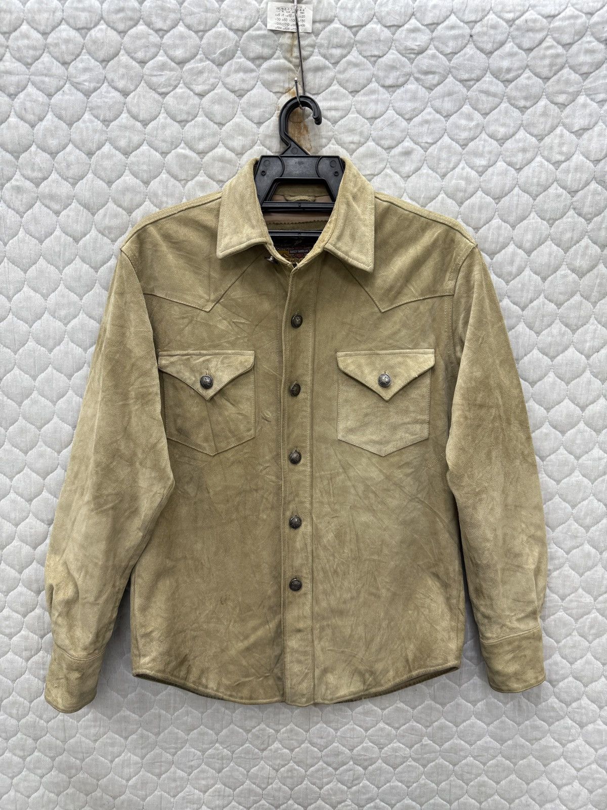 Harley Davidson 🔥🔥🔥ARCHIVE HARLEY DAVIDSON SUEDE LEATHER JACKET Size US M / EU 48-50 / 2 - 1 Thumbnail