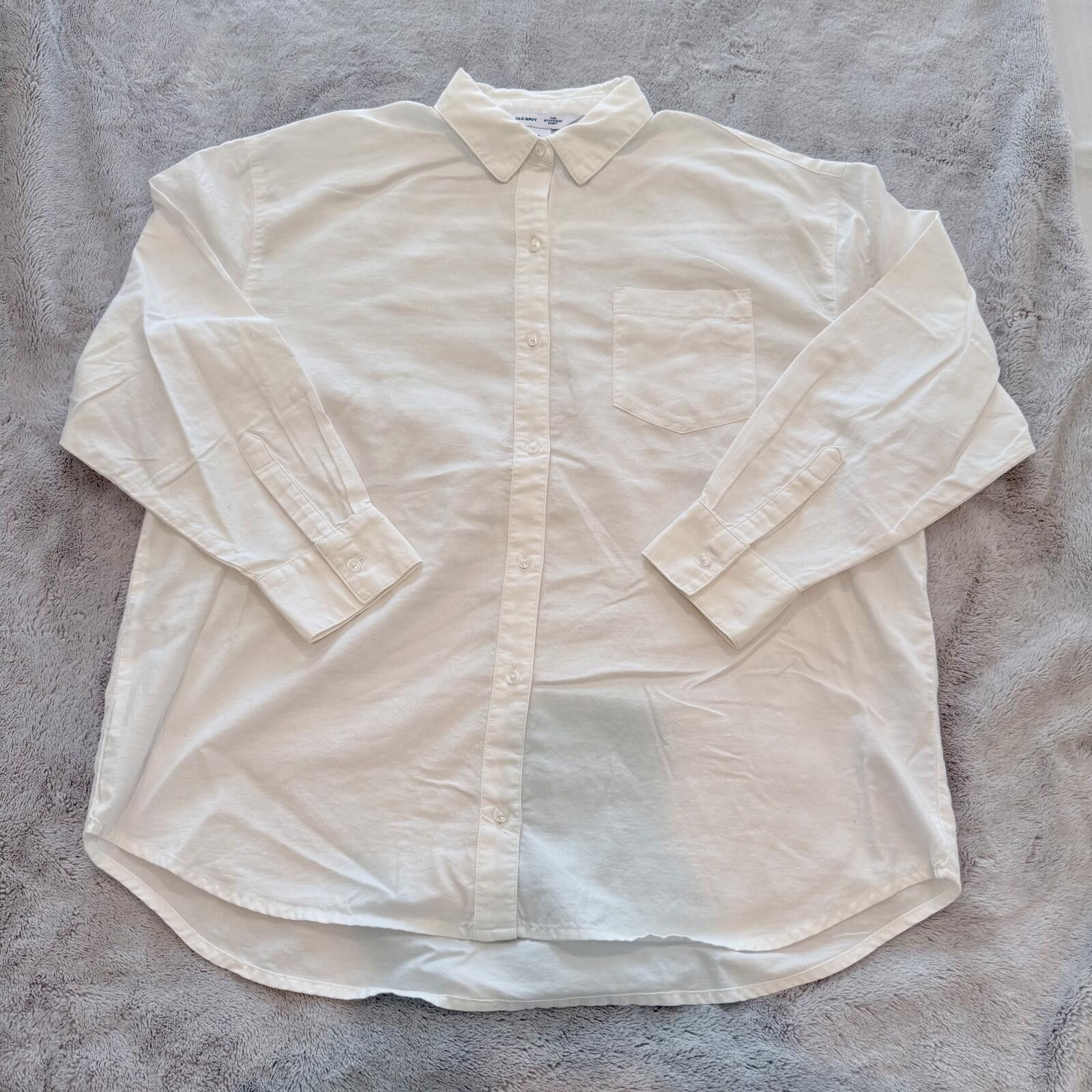 Old Navy Old Navy The Boyfriend Shirt Size S Size US S / EU 44-46 / 1 - 1 Thumbnail