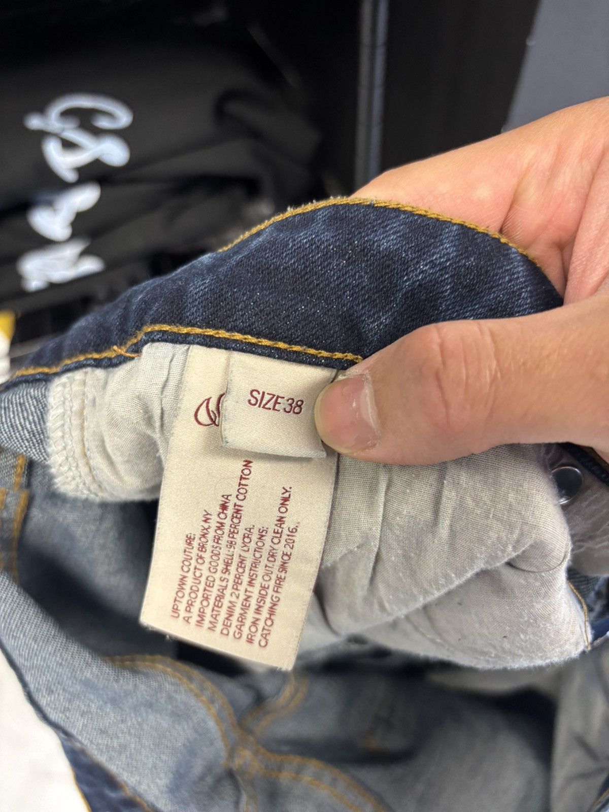 Whensmokeclears When smoke clear jean shorts applique pearl Size US 38 / EU 54 - 5 Thumbnail