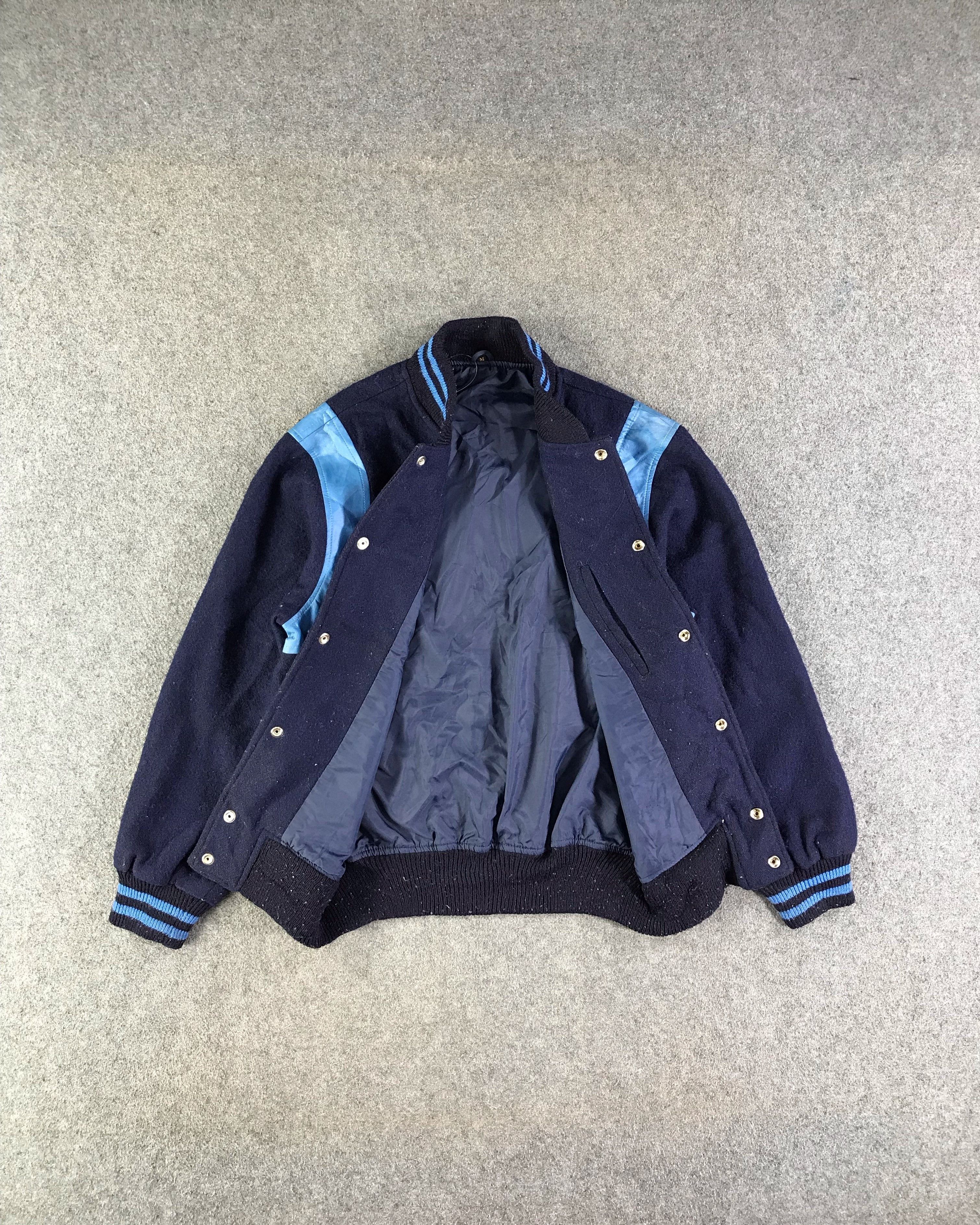 Japanese Brand Vintage 80s Varsity Baseball Jacket -JC312 Size US M / EU 48-50 / 2 - 2 Thumbnail