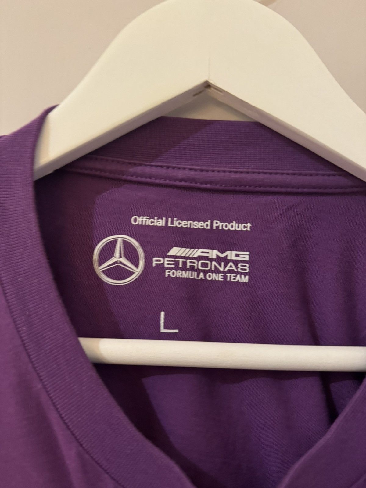 Mercedes-Benz Lewis Hamilton (LH44) Mercedes F1 Merch Purple Size US L / EU 52-54 / 3 - 2 Thumbnail