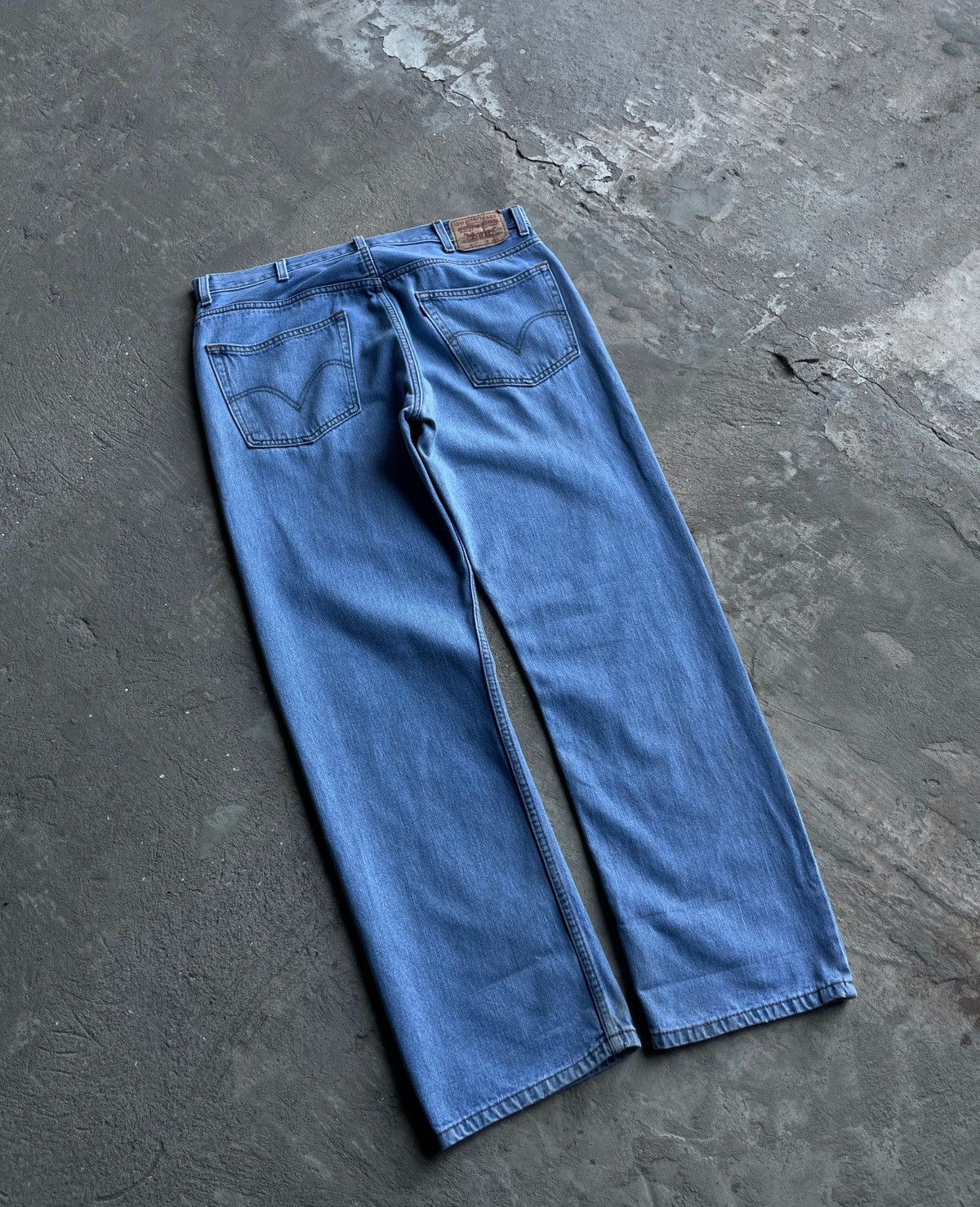 Levi's × Vintage Vintage Levi’s 505 Sky Blue Baggy Washed Pants Y2K Size US 36 / EU 52 - 8 Thumbnail