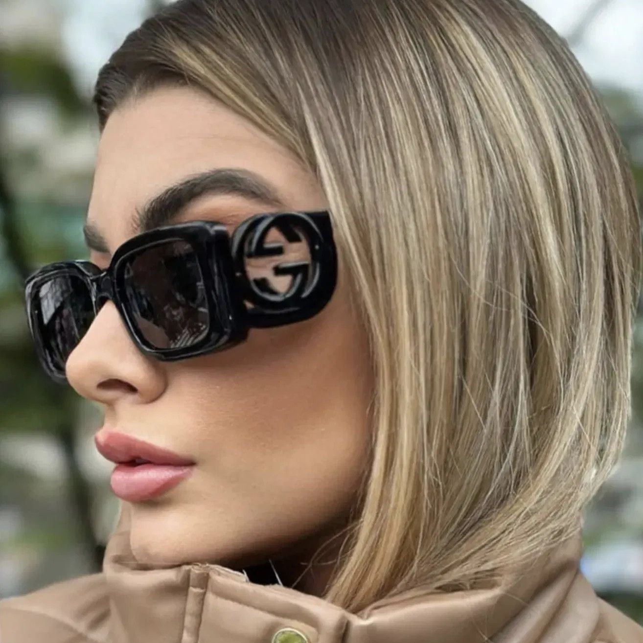 Gucci NEW GUCCI GG1325S-001 Black Size ONE SIZE - 5 Thumbnail