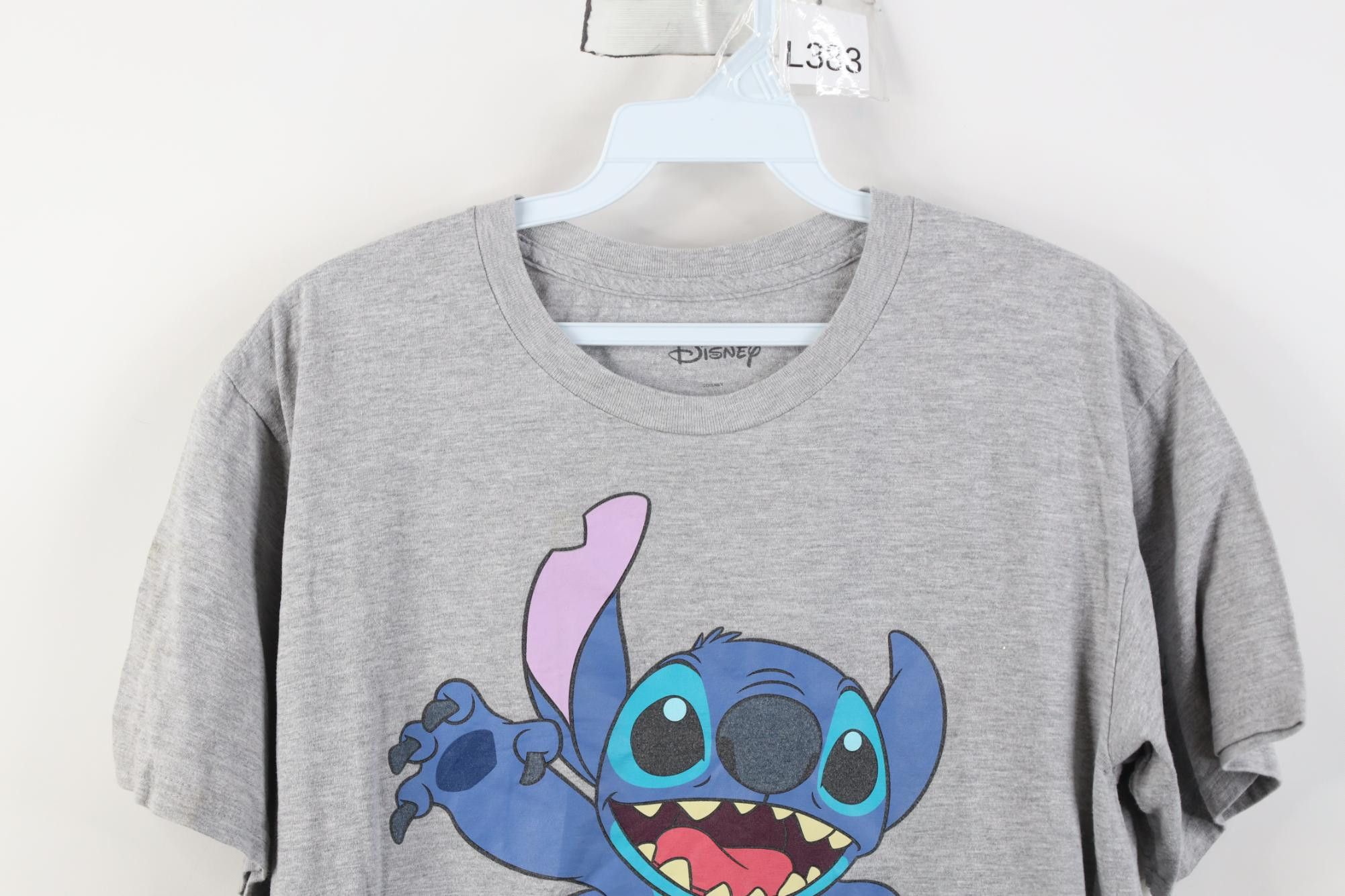 Disney Vintage Y2K Disney Lilo & Stitch Movie T-Shirt Heather Gray Size M / US 6-8 / IT 42-44 - 2 Thumbnail