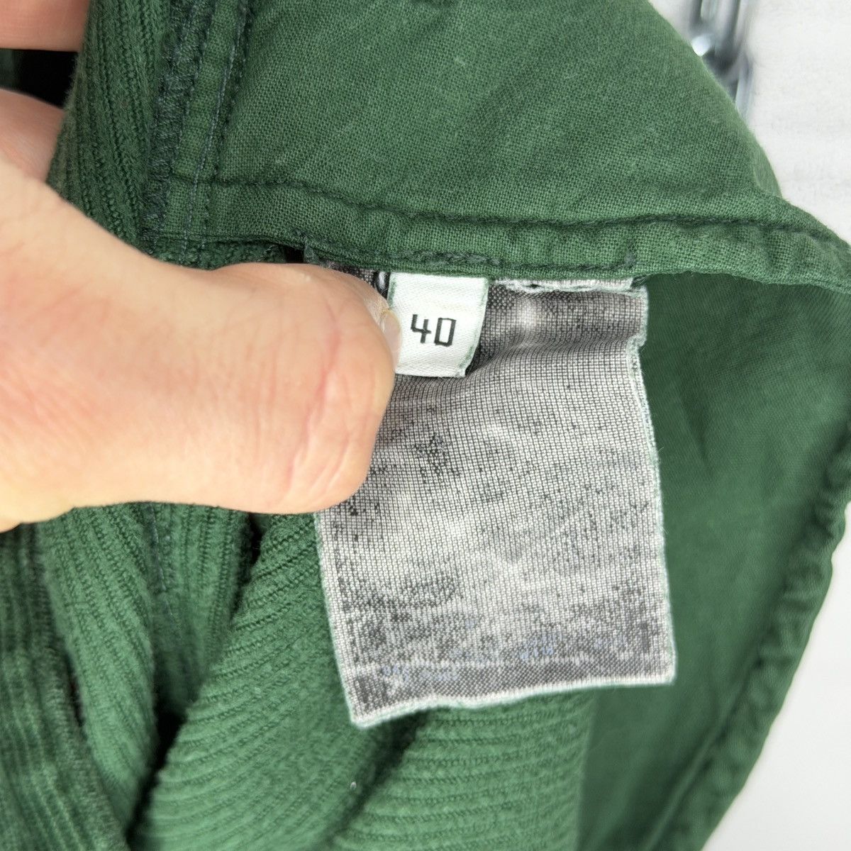 Balenciaga Balenciaga Paris Green Corduroy Trousers Size 28" / US 6 / IT 42 - 11 Thumbnail