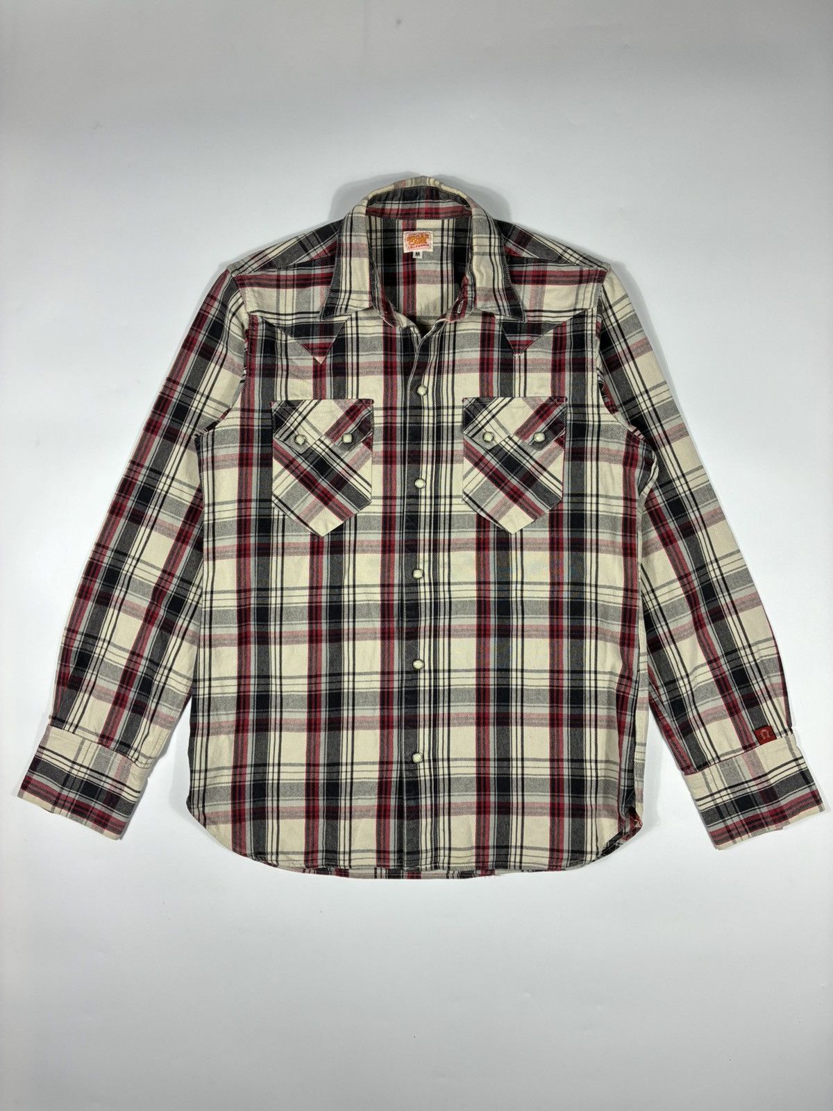 Sugar Cane SC23626 Plaid Polo