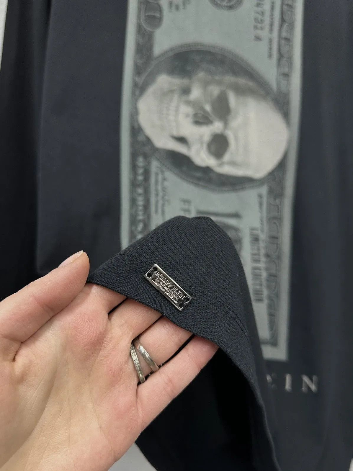 Vintage Phillipp Plein Long Sleeve Vintage Capitalist Money Skull Size US M / EU 48-50 / 2 - 4 Thumbnail